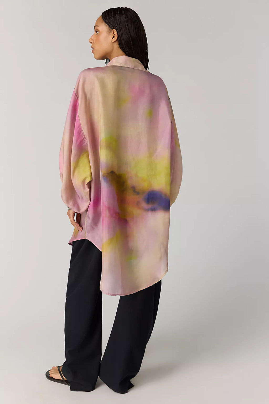 Mes Demoiselles Reini Oversized Button Down Top