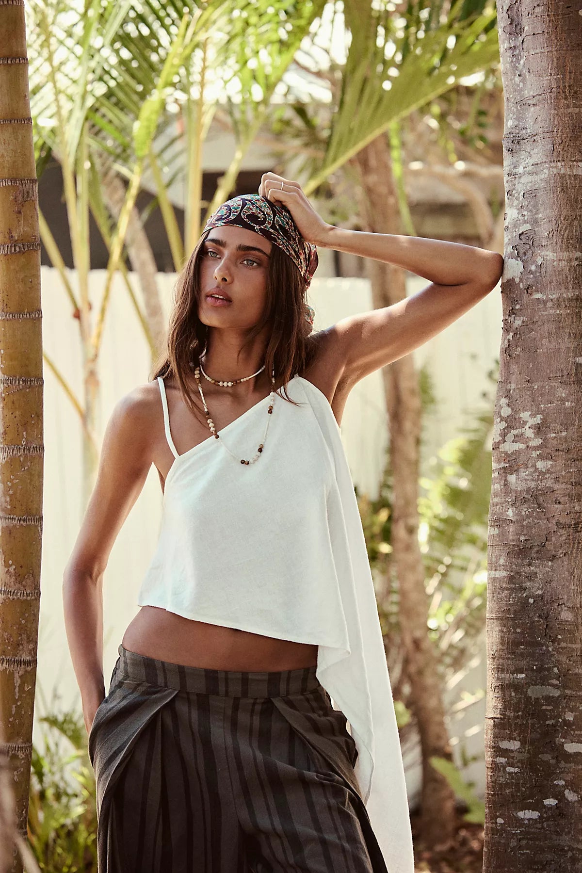 Sandshell Linen Delia Top