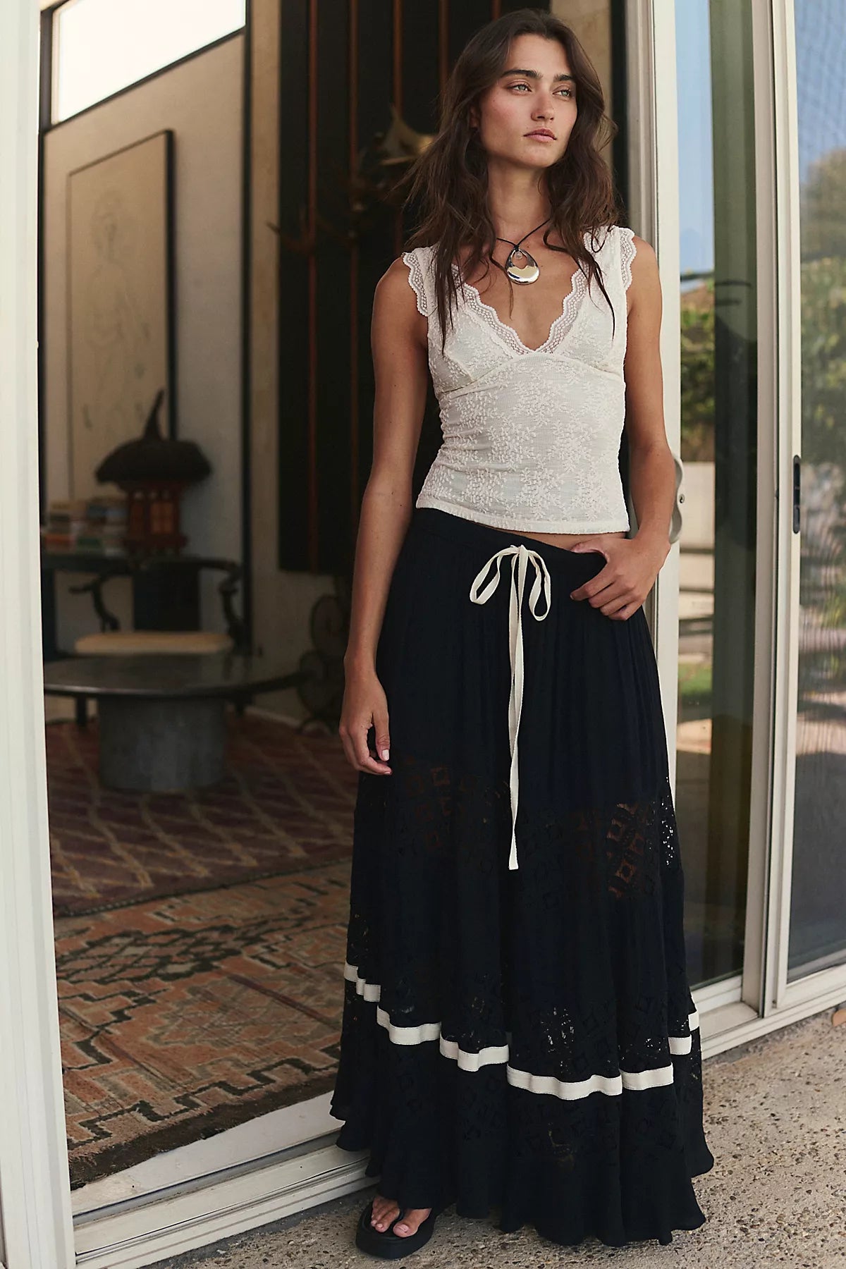 Swept Away Maxi Skirt