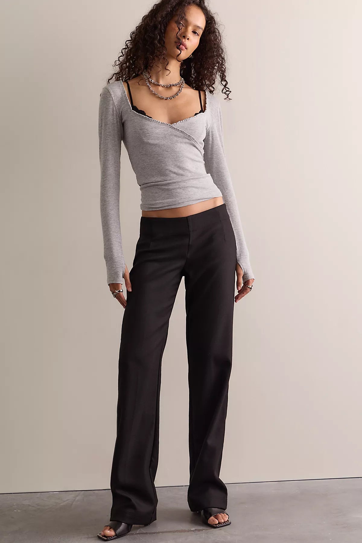 Keeping It Light Ribbed Wrap Top