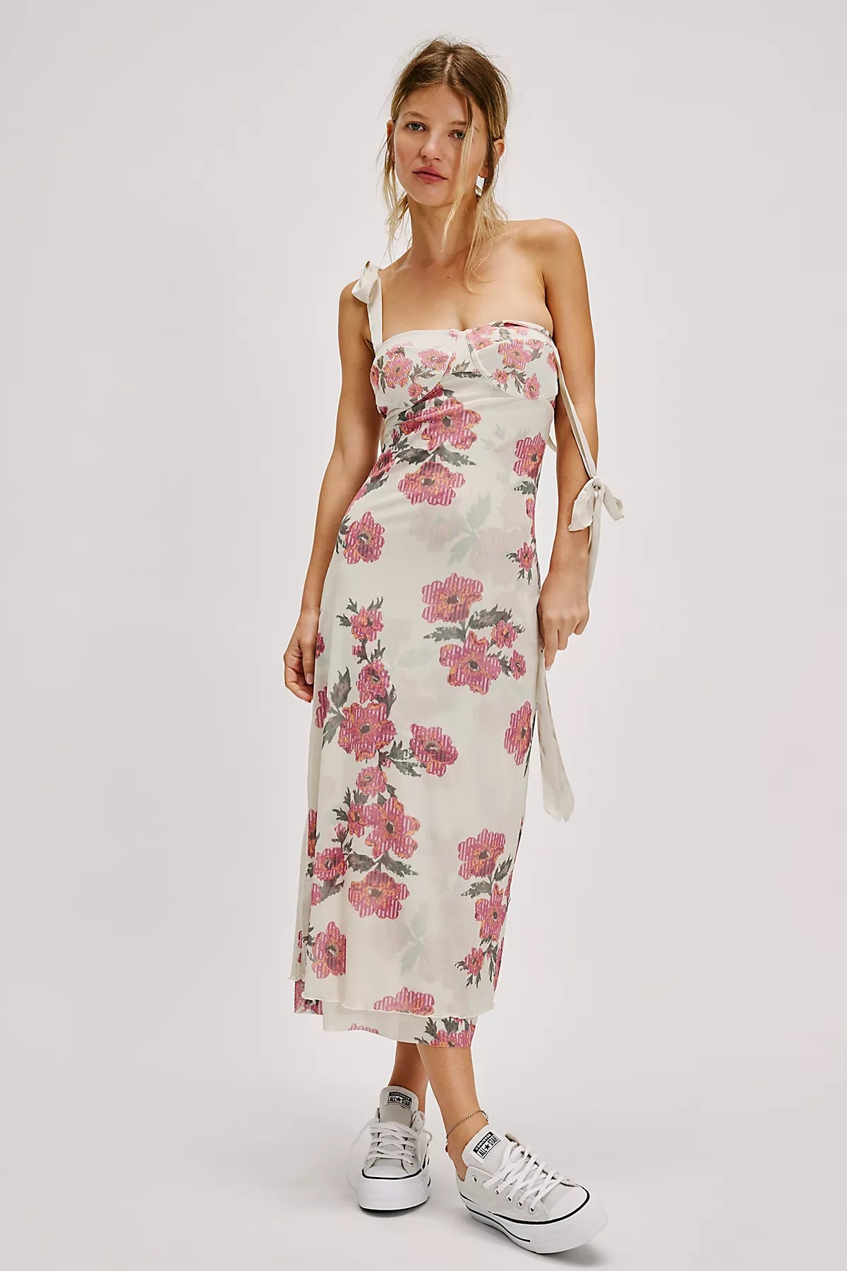 Printed Got Glam Midi Slip Dress