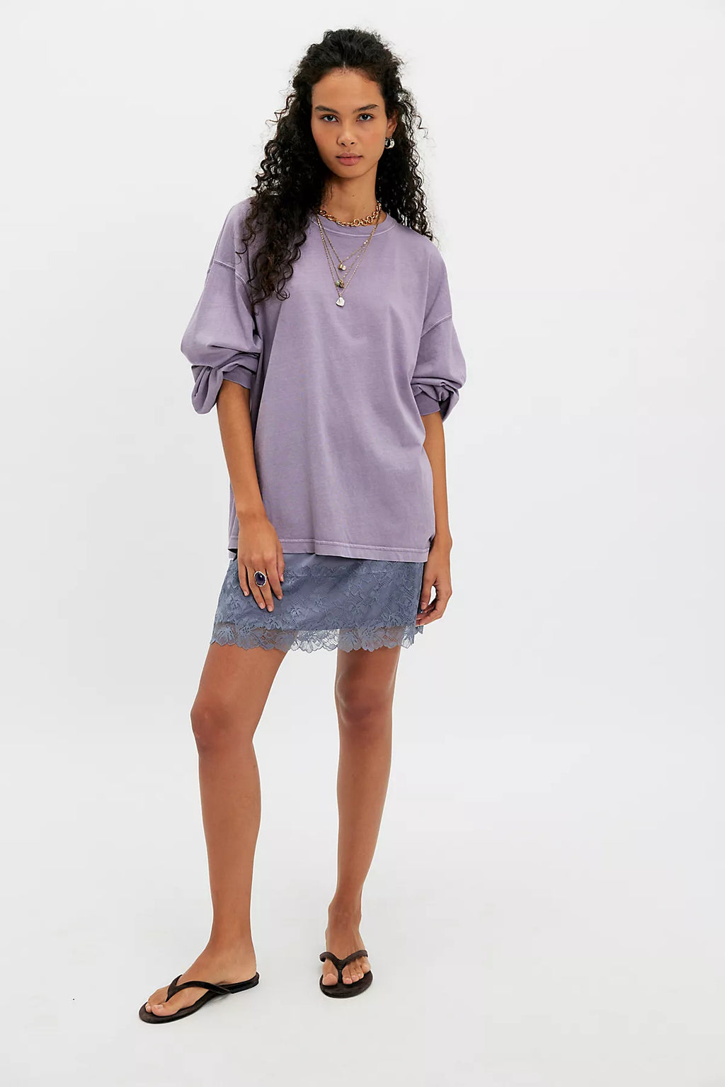 We The Free Perfect Oversized Long Sleeve Top
