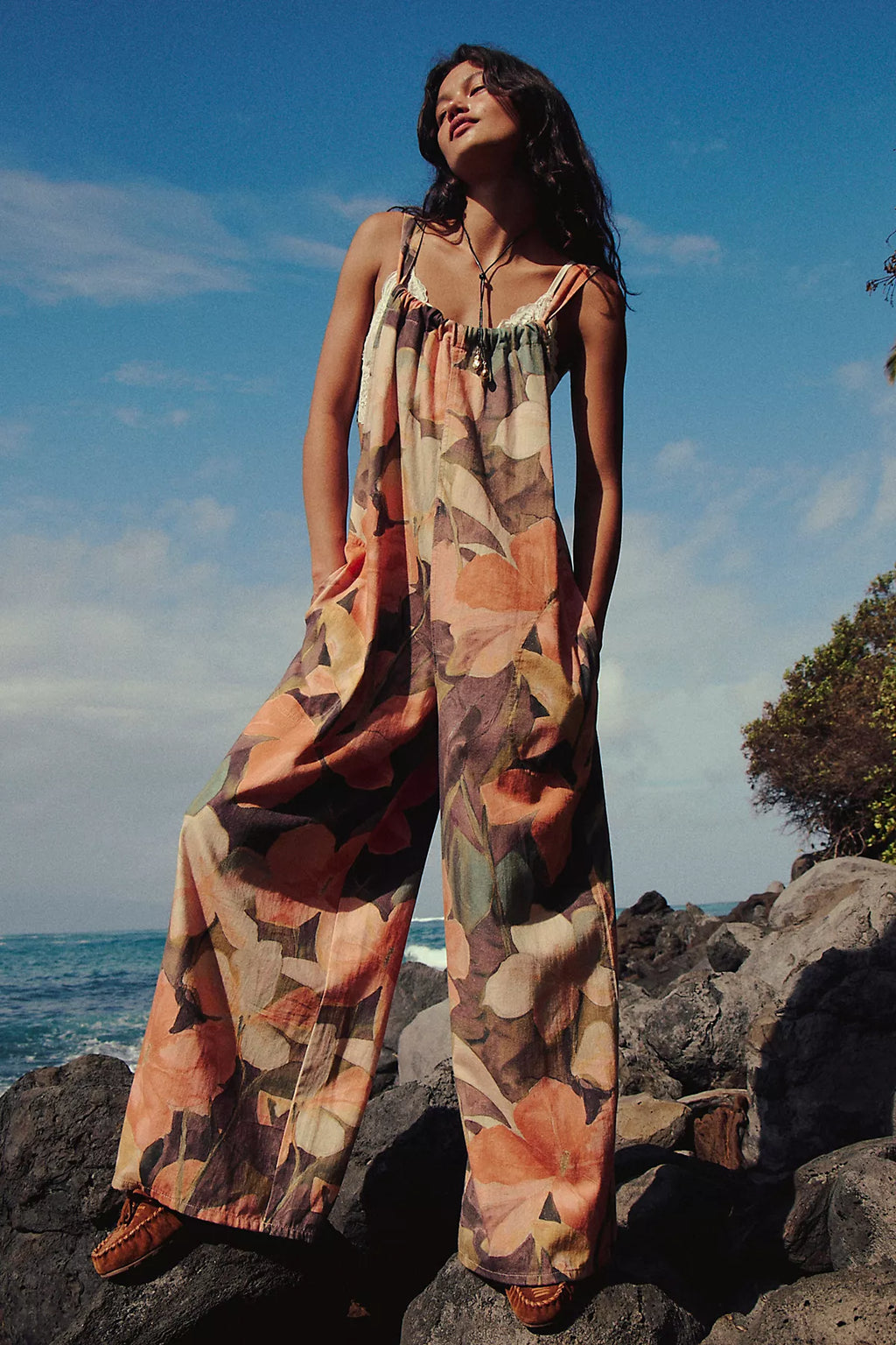 We The Free Freebird Printed Jumpsuit