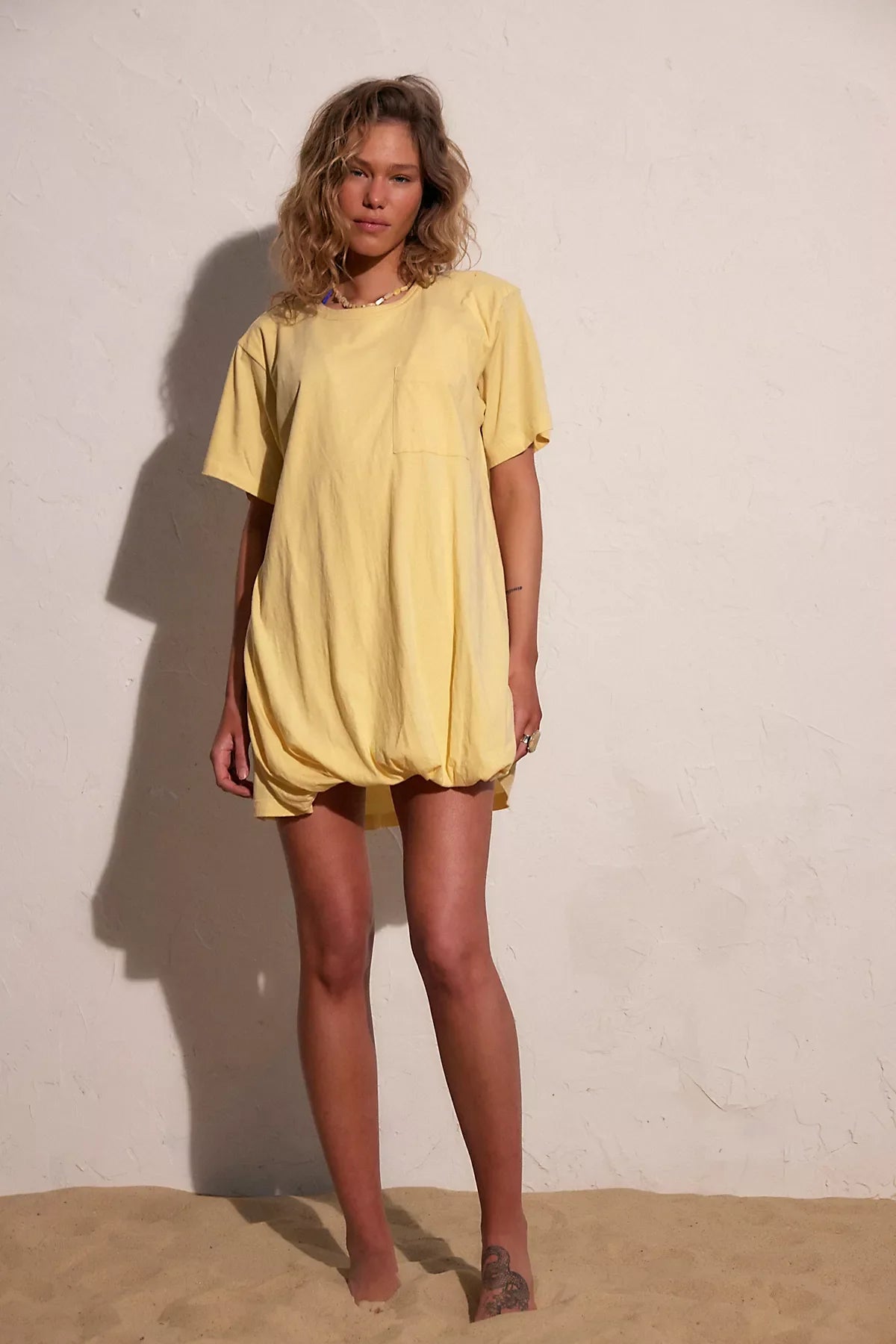 Shorebound Cotton-Jersey Mini Dress