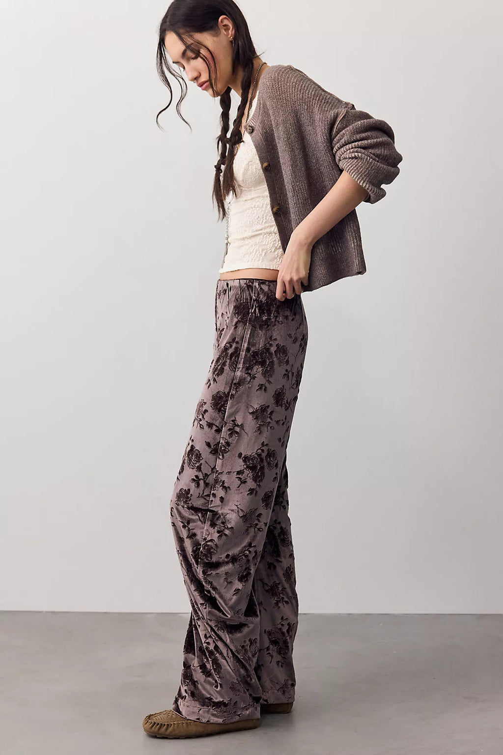 Radiance Velvet Pull-On Pants