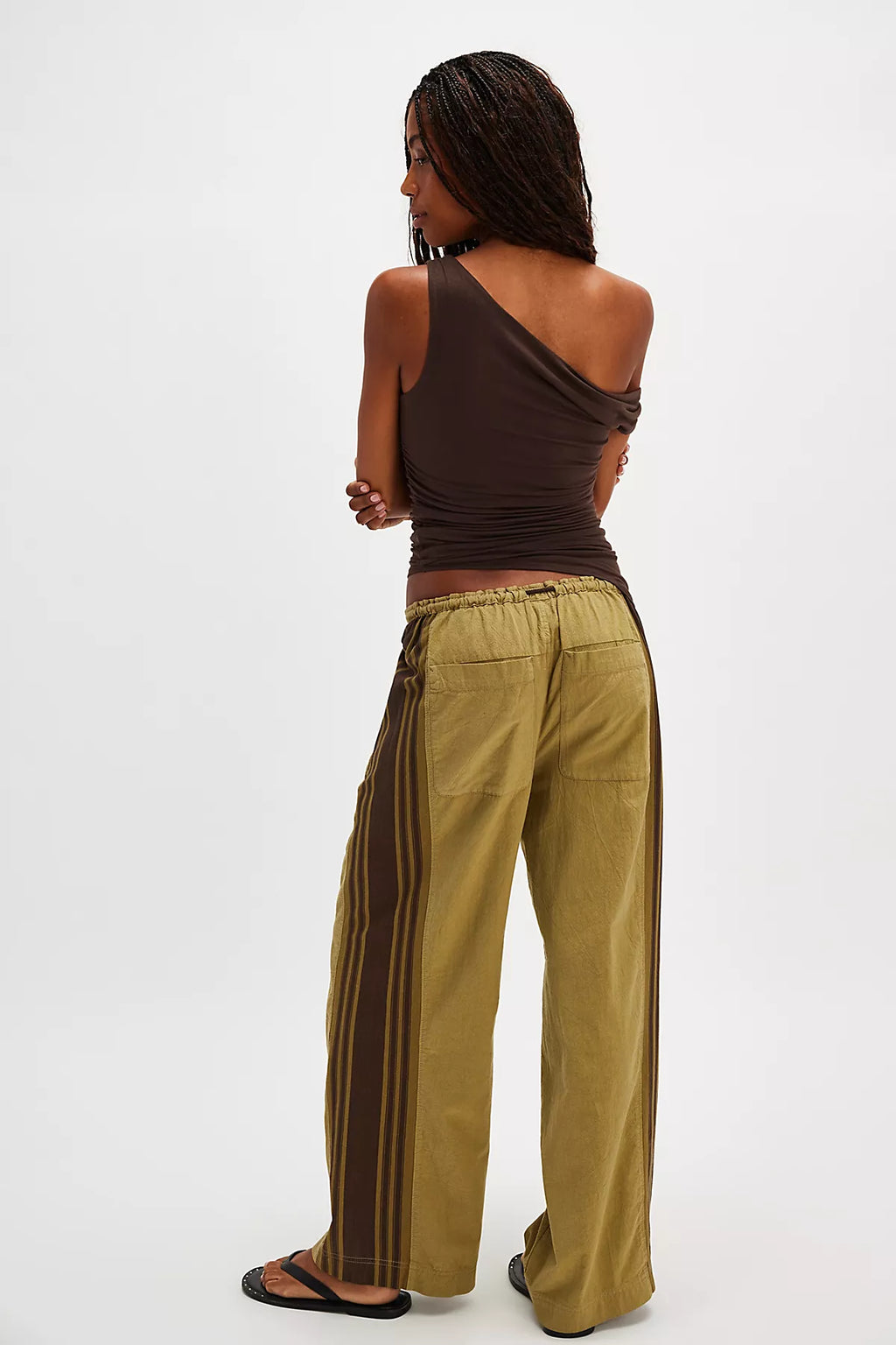 Hudson Canyon Side Printed Pull-On Pants