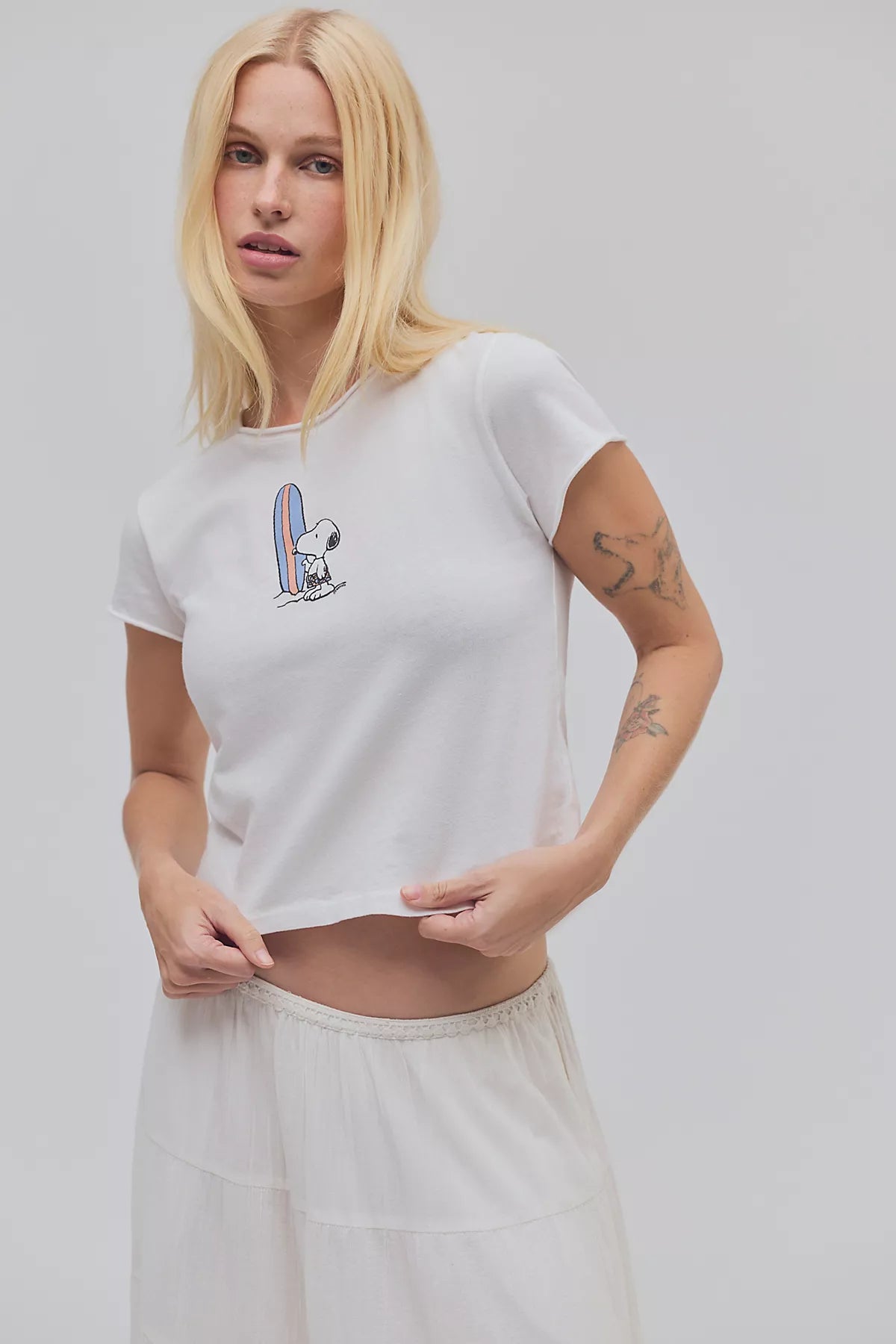 Snoopy Surfboard Baby Tee