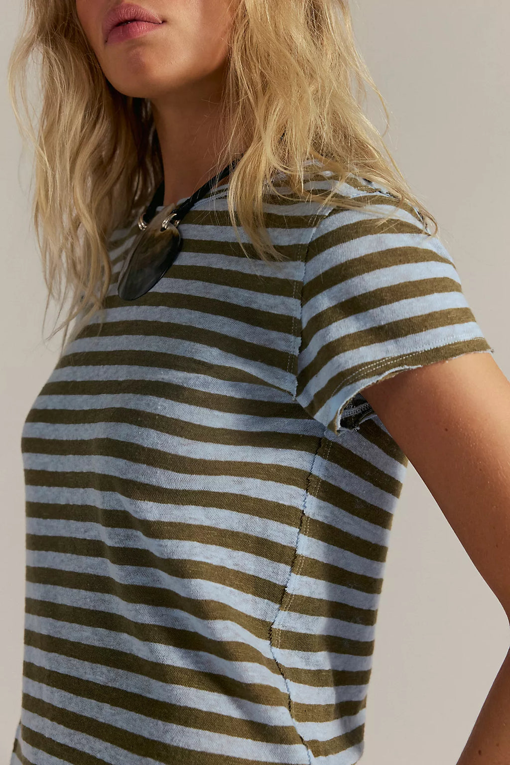We The Free Nora Striped Linen Tee