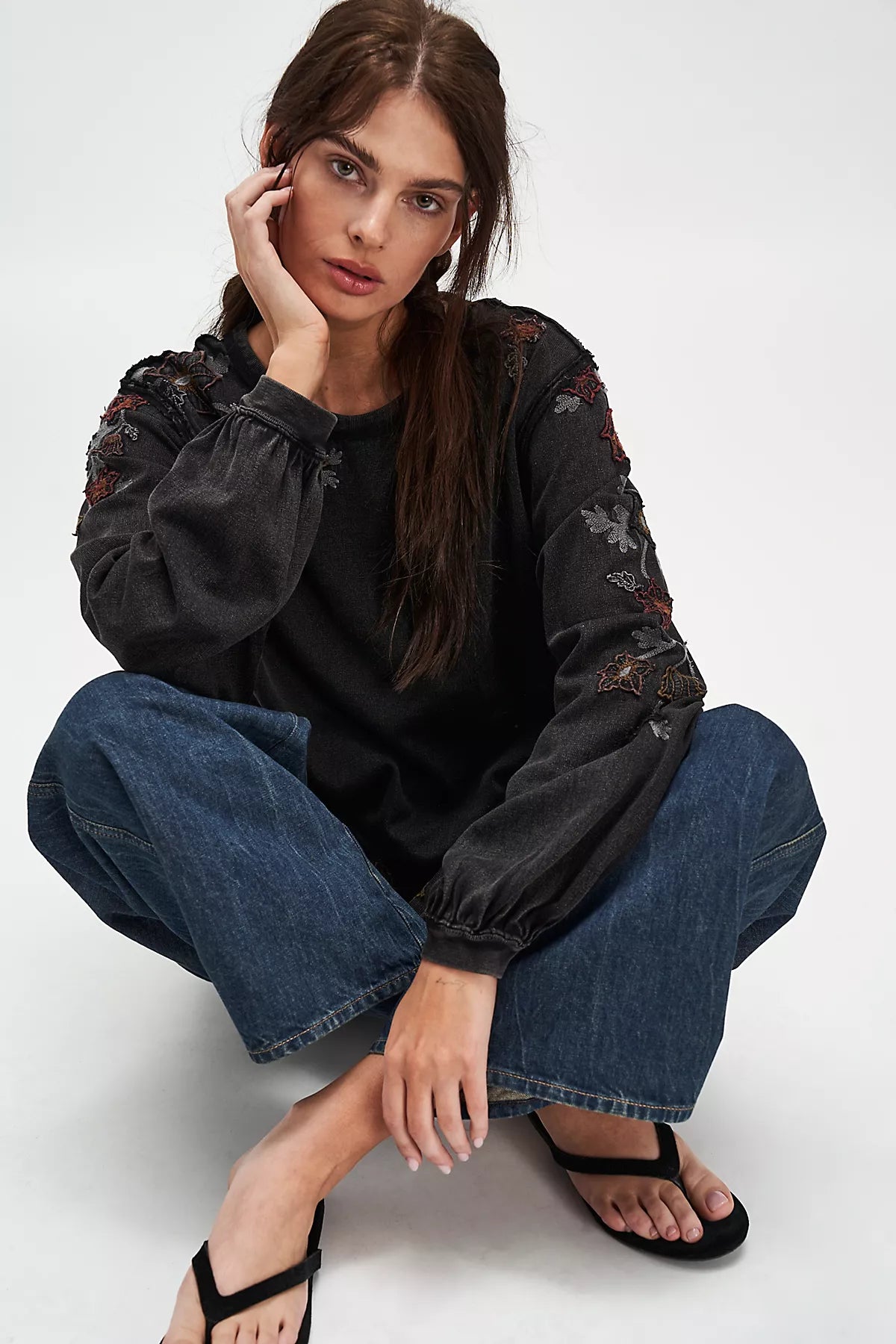 Violet Vines Long Sleeve