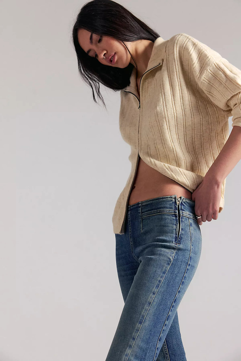 We The Free Alamo Low-Rise Flare Jeans