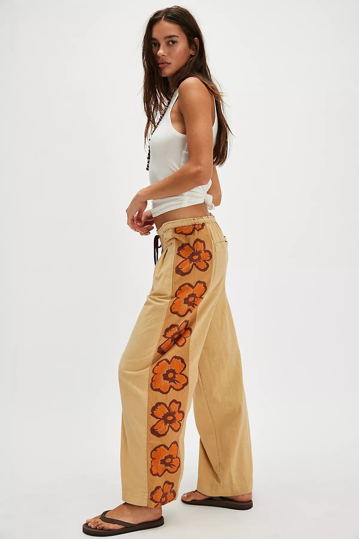 Hudson Canyon Side Printed Pull-On Pants