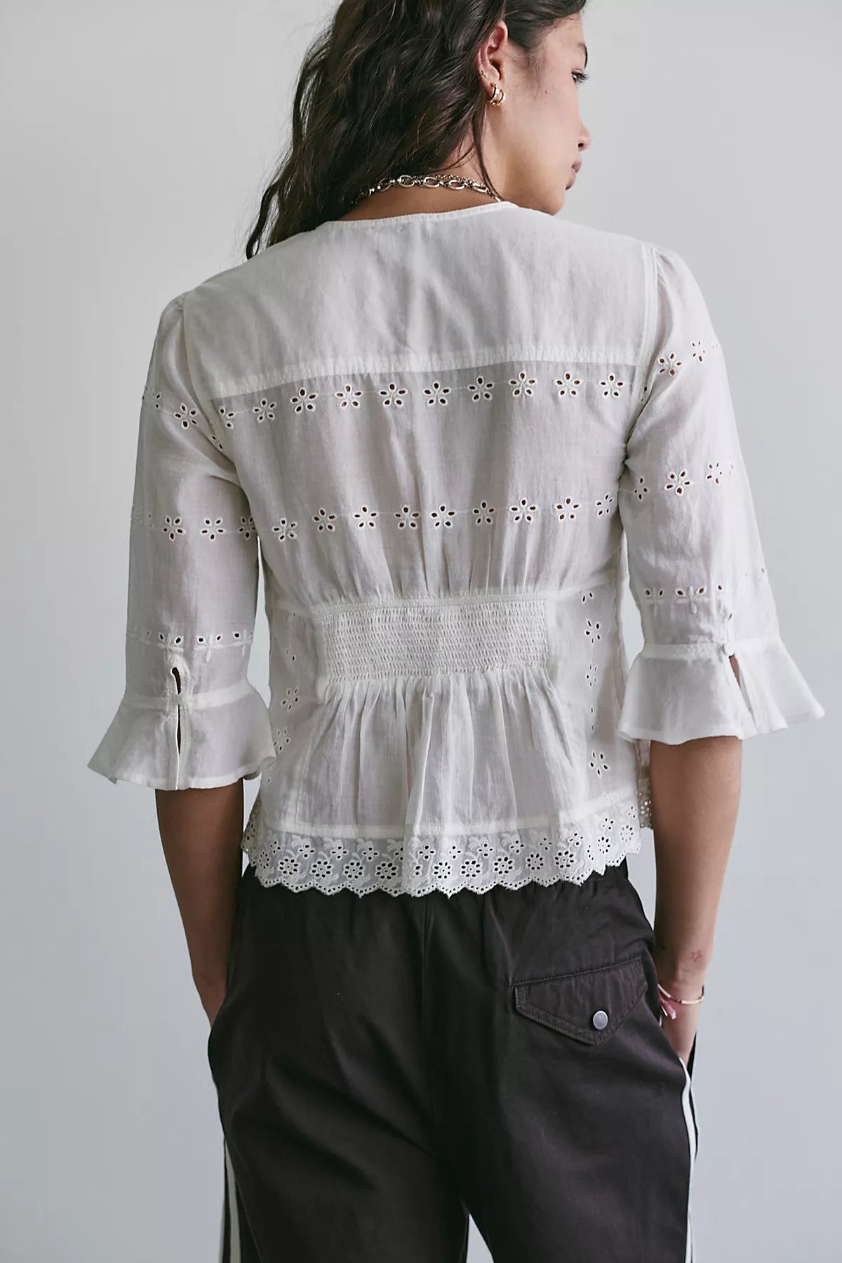 Salone Eyelet Top