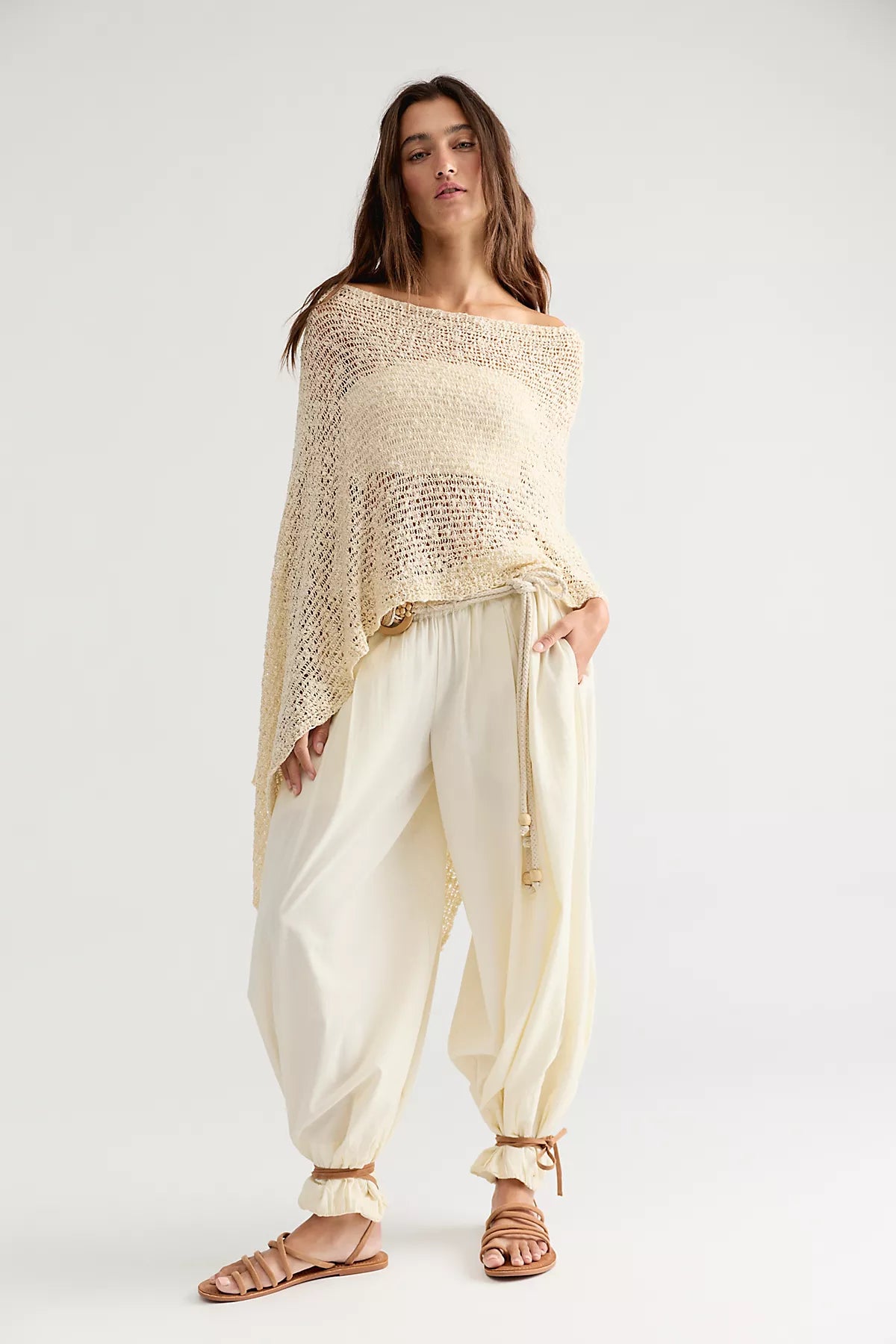 Jade Knit Poncho