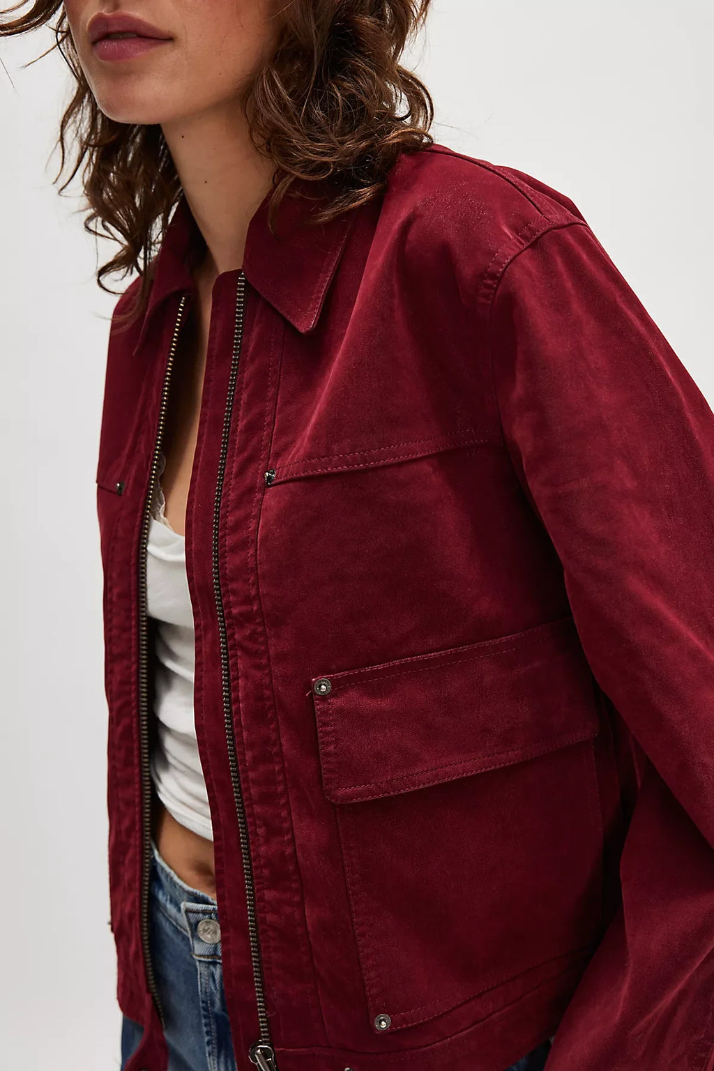 We The Free Blair Vegan Suede Jacket