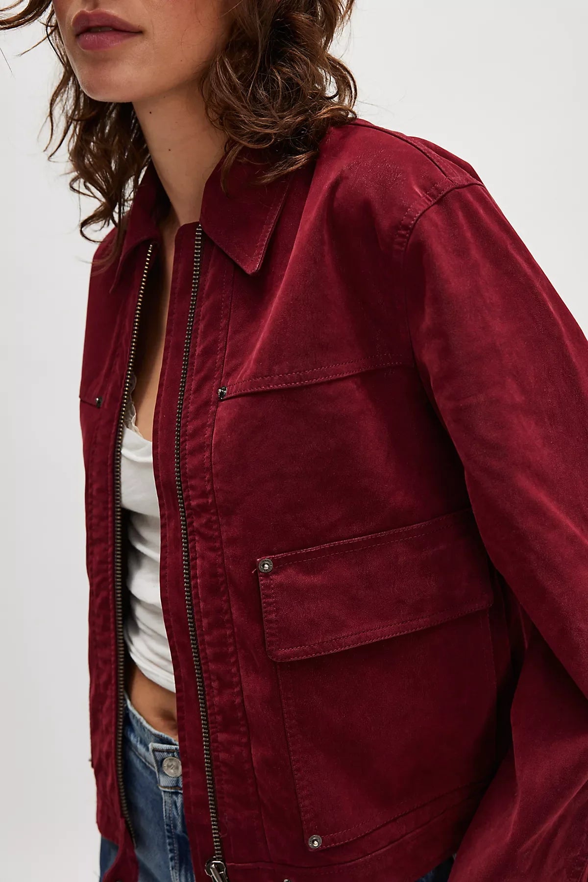 We The Free Blair Vegan Suede Jacket