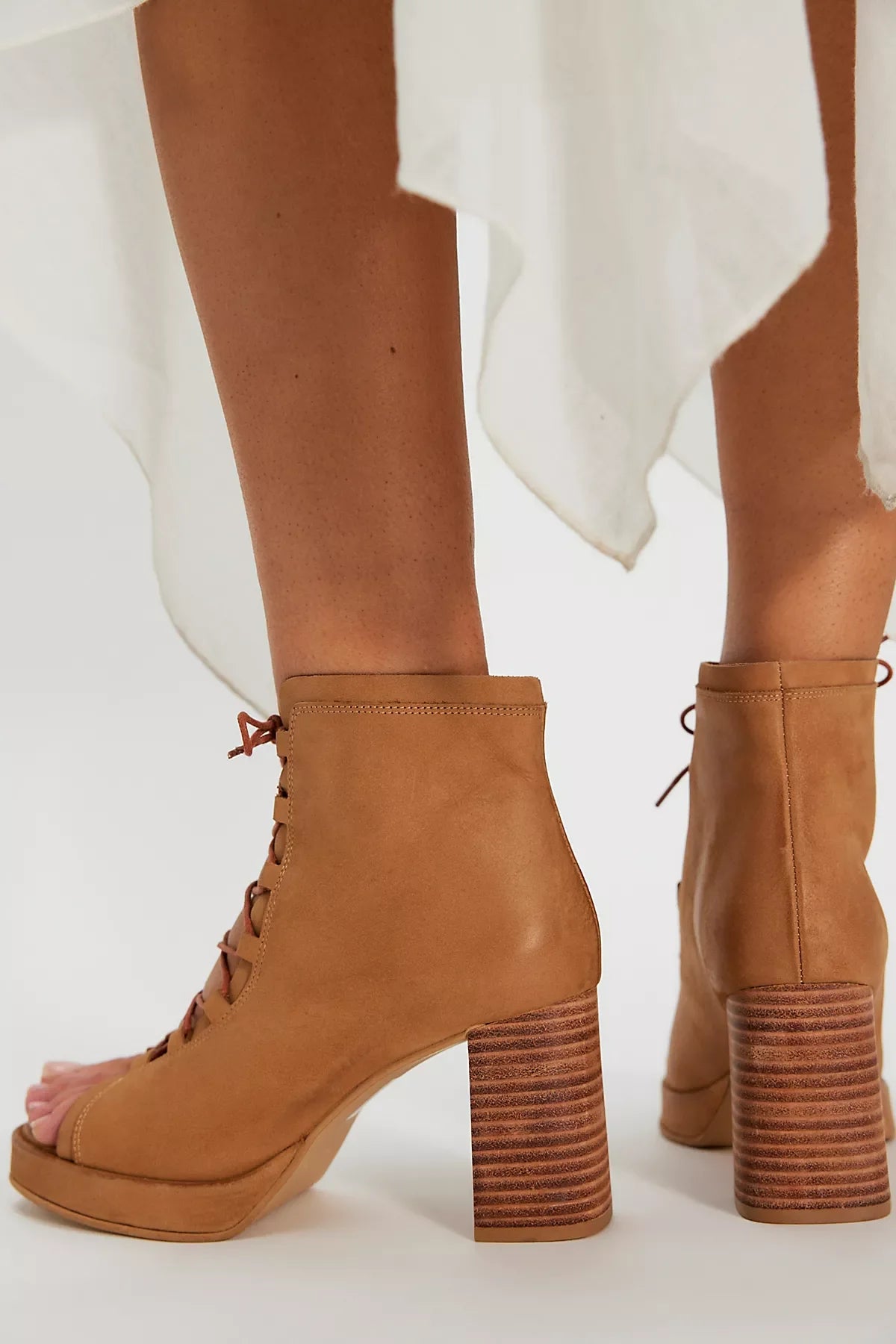 Mandi Lace-Up Heels