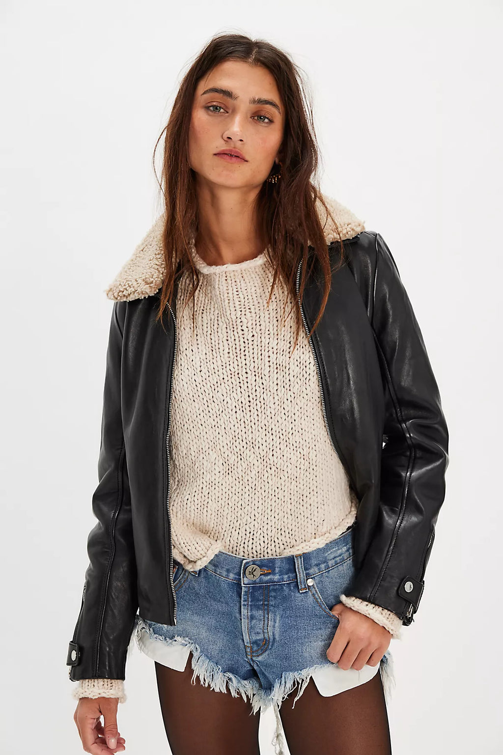 OneTeaspoon Micro Dukes Low-Waisted Denim Shorts
