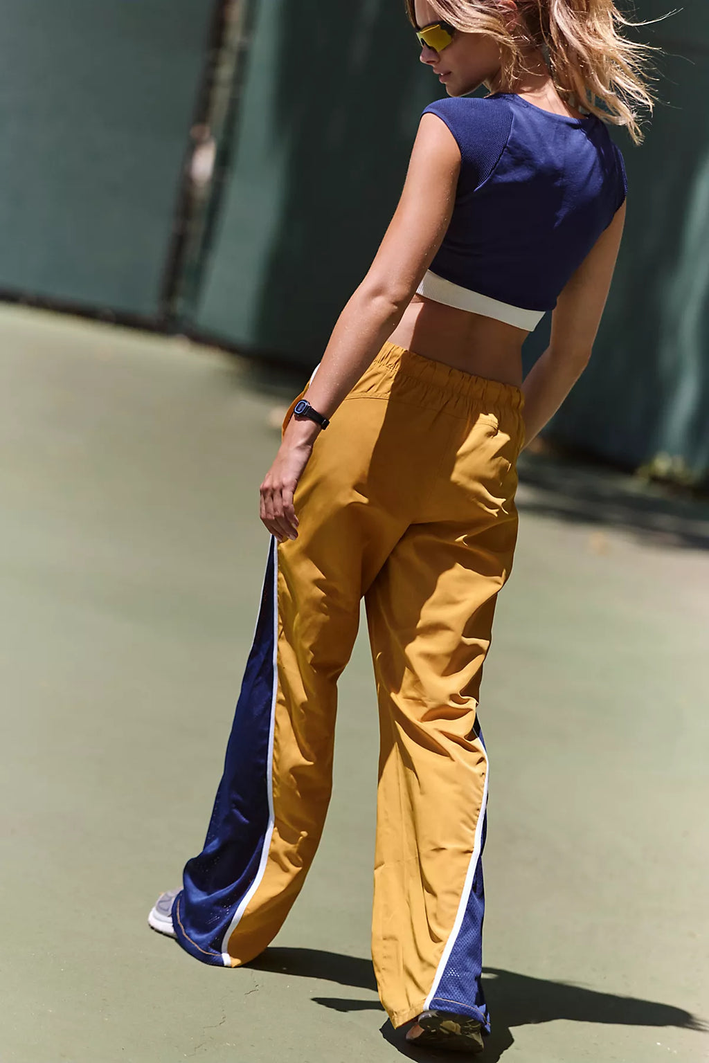 Retro Rider Mesh-Paneled Pants