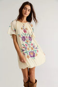 Tropics Beaded Mini Dress