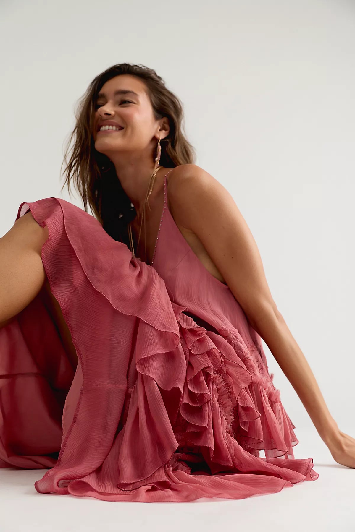 Nigel Preston Tiered Midi Dress