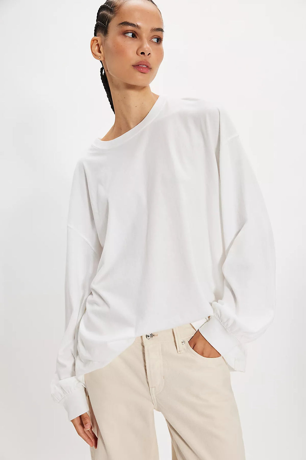 We The Free Perfect Oversized Long Sleeve Top