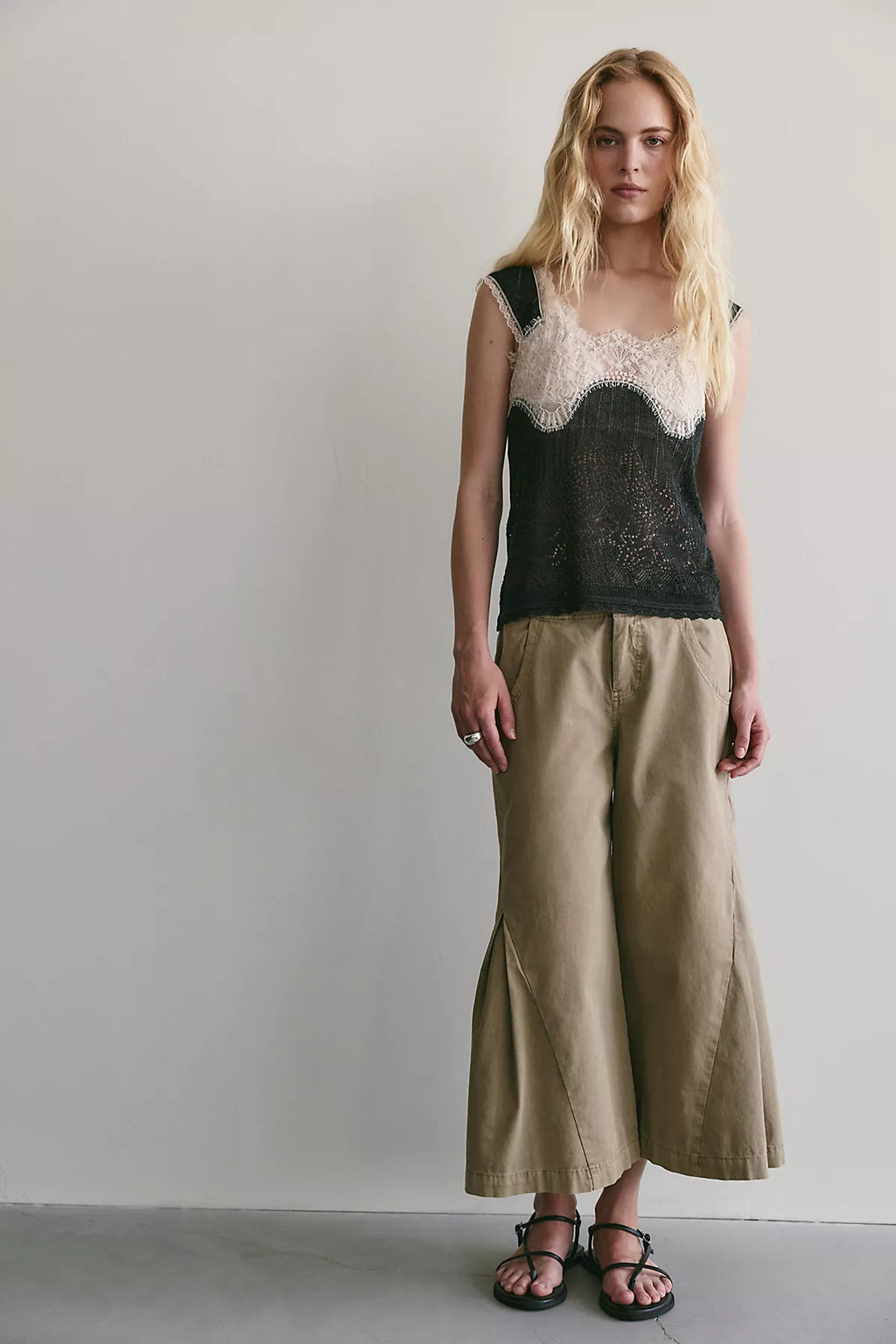 Anna Sui Lace Knit Camisole