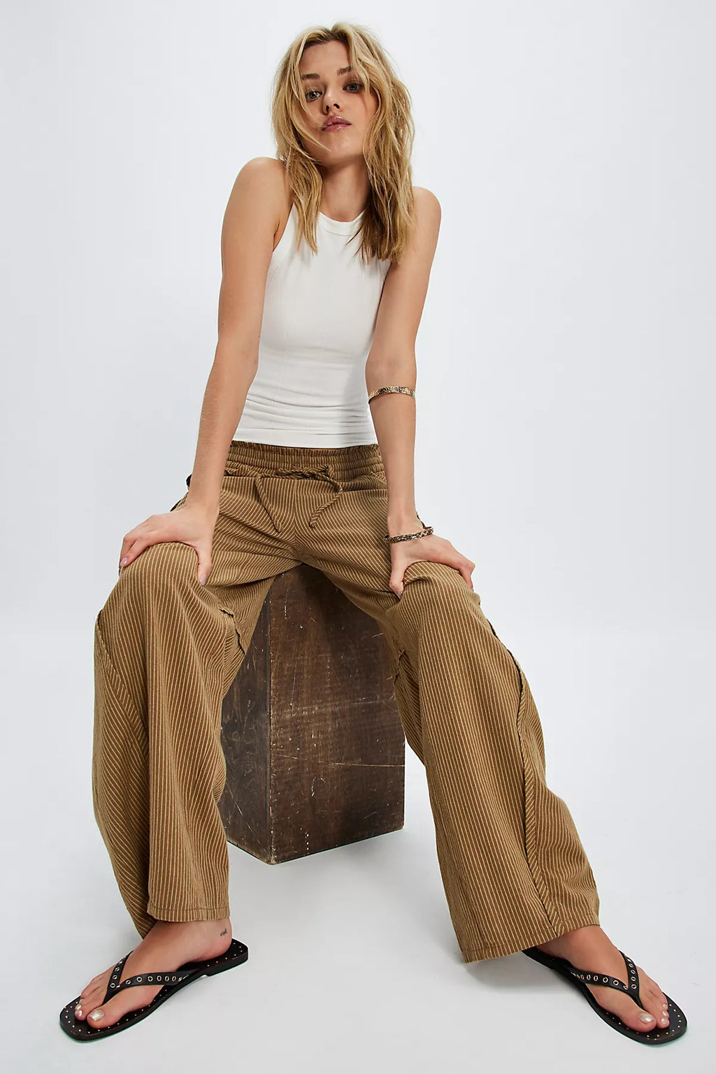 Something Good Pull-On Barrel Pants