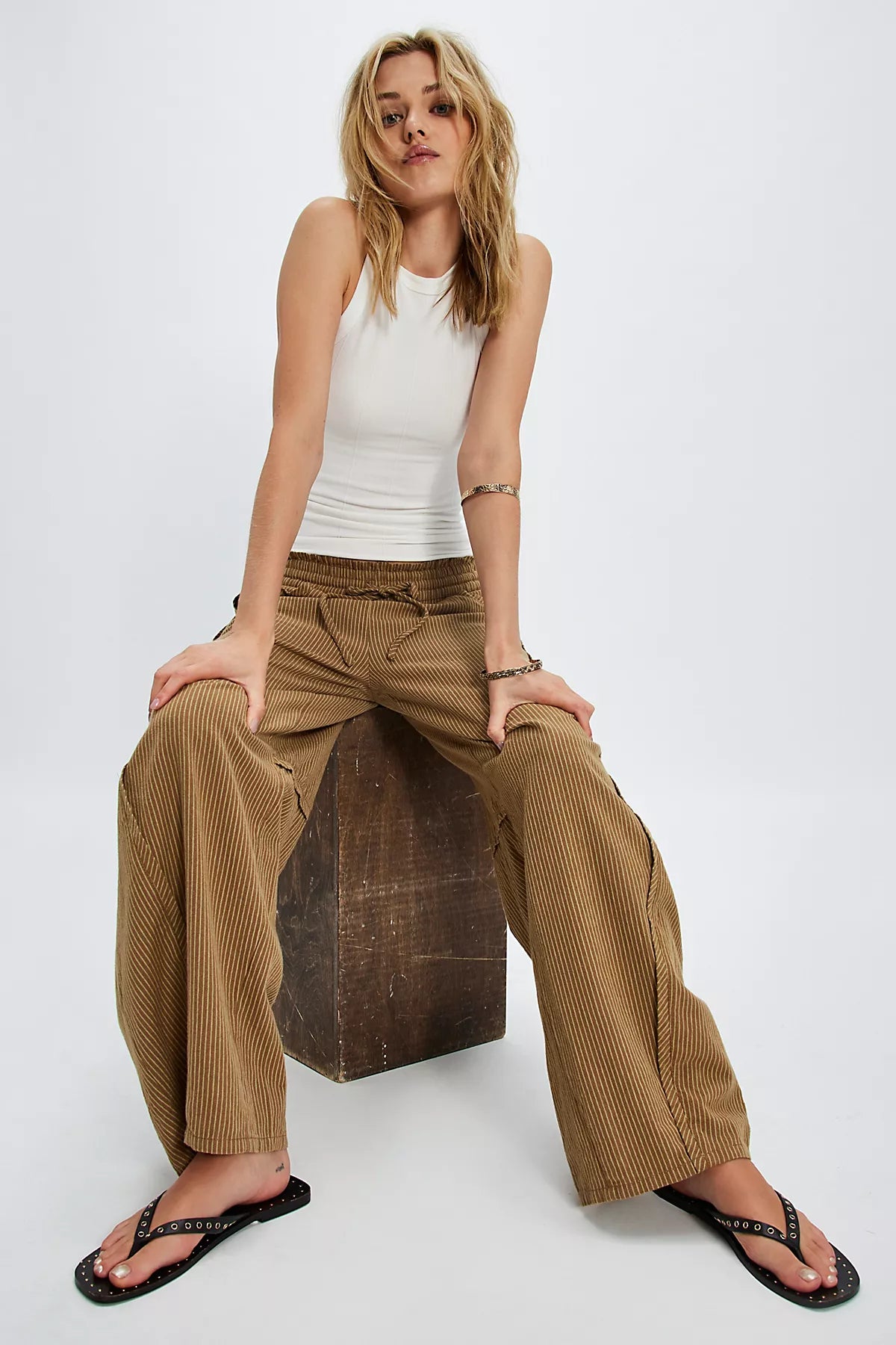 Something Good Pull-On Barrel Pants