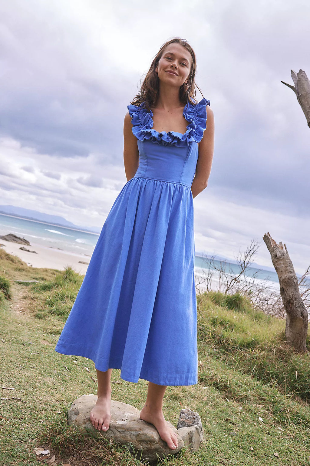 Ruffle It Up Midi Dress