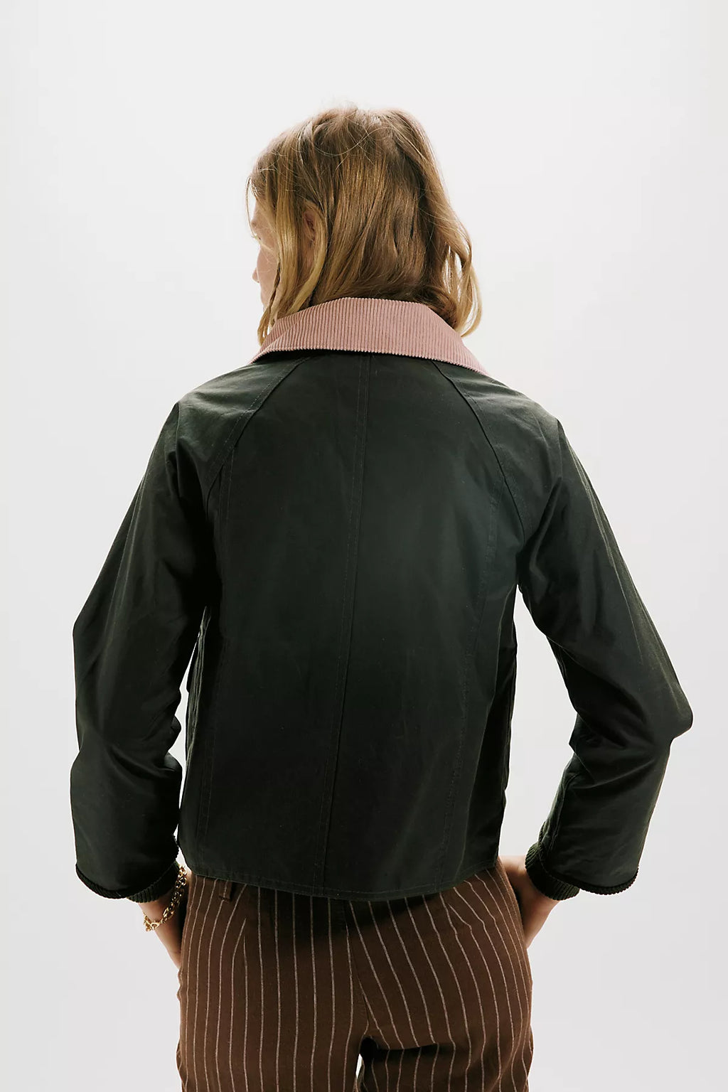 Barbour Cropped Beadnell Waxed Jacket
