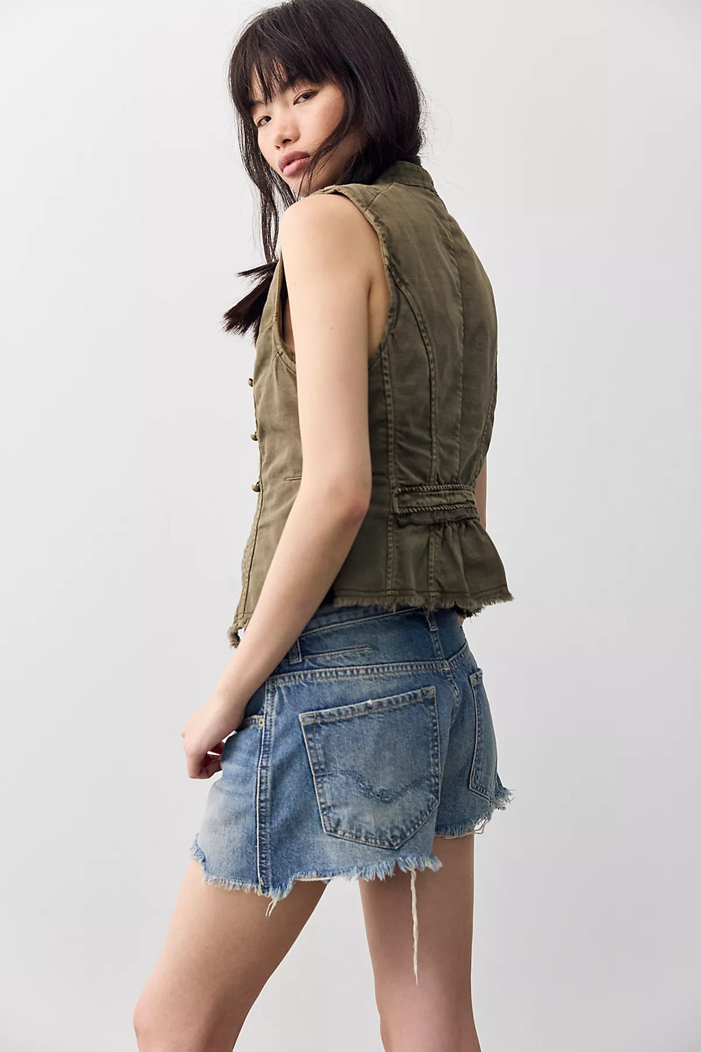 We The Free Double Take Crossover Shorts