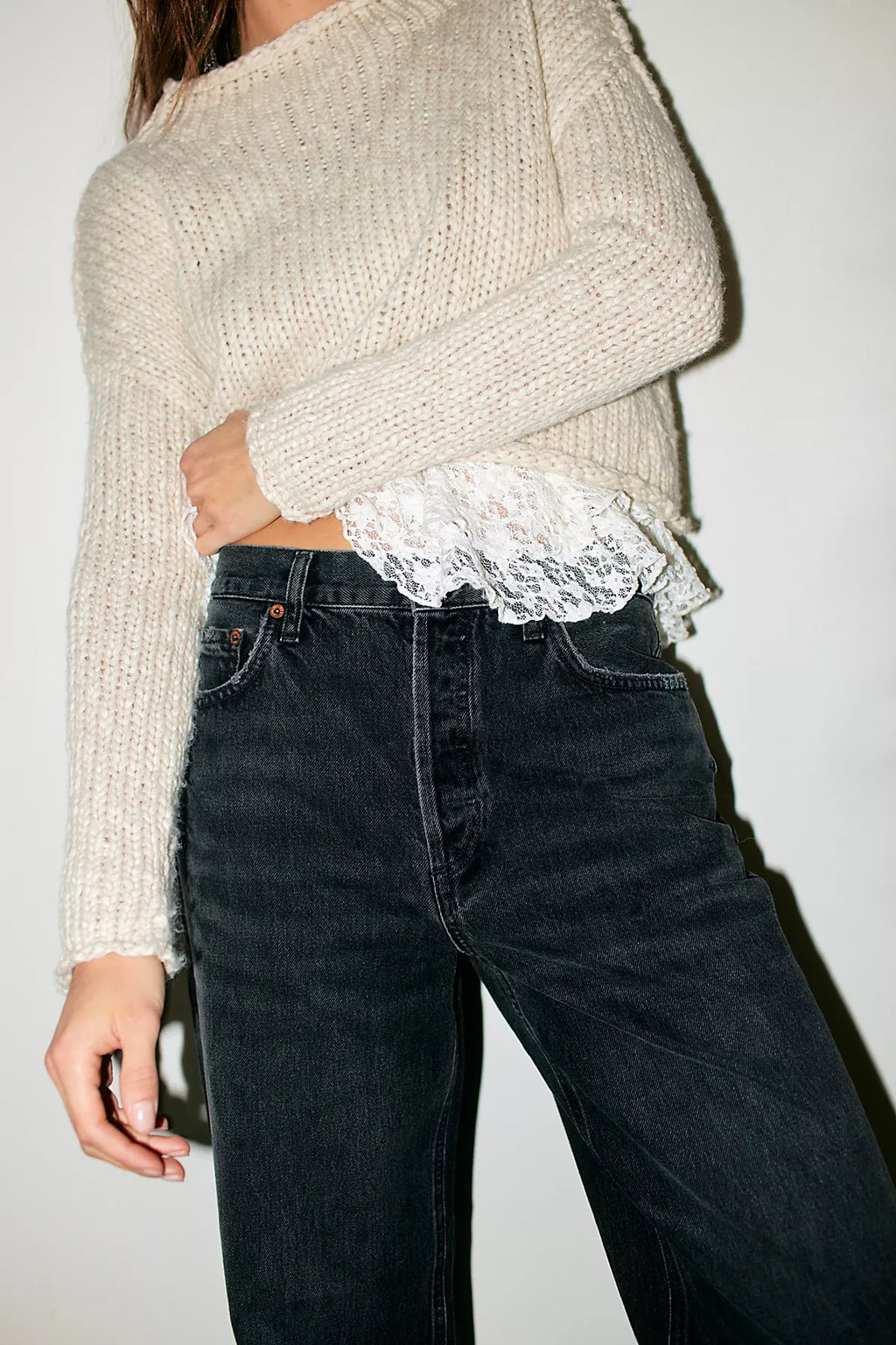 AGOLDE Low-Rise Baggy Jeans