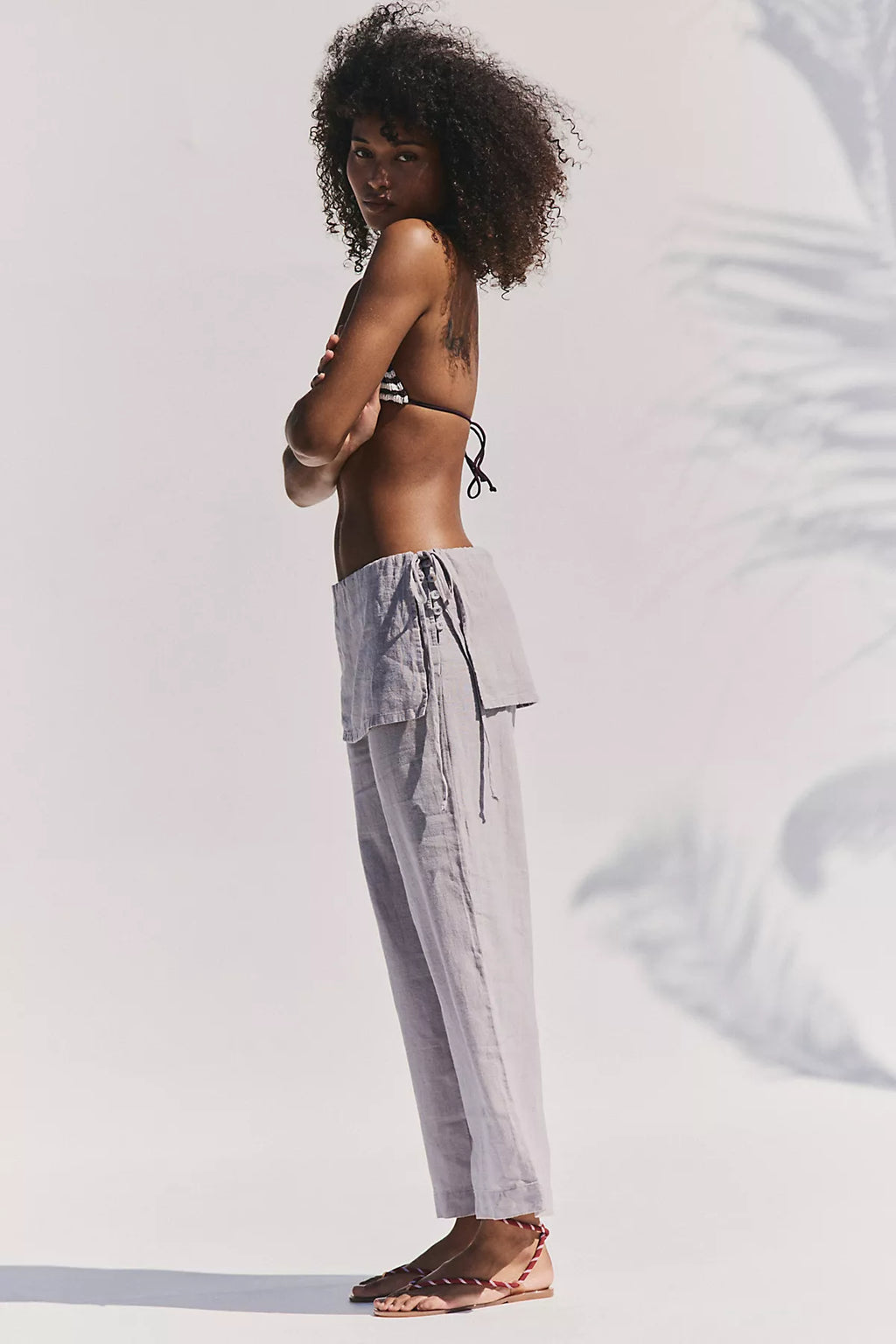 Aqualuna Linen Skants