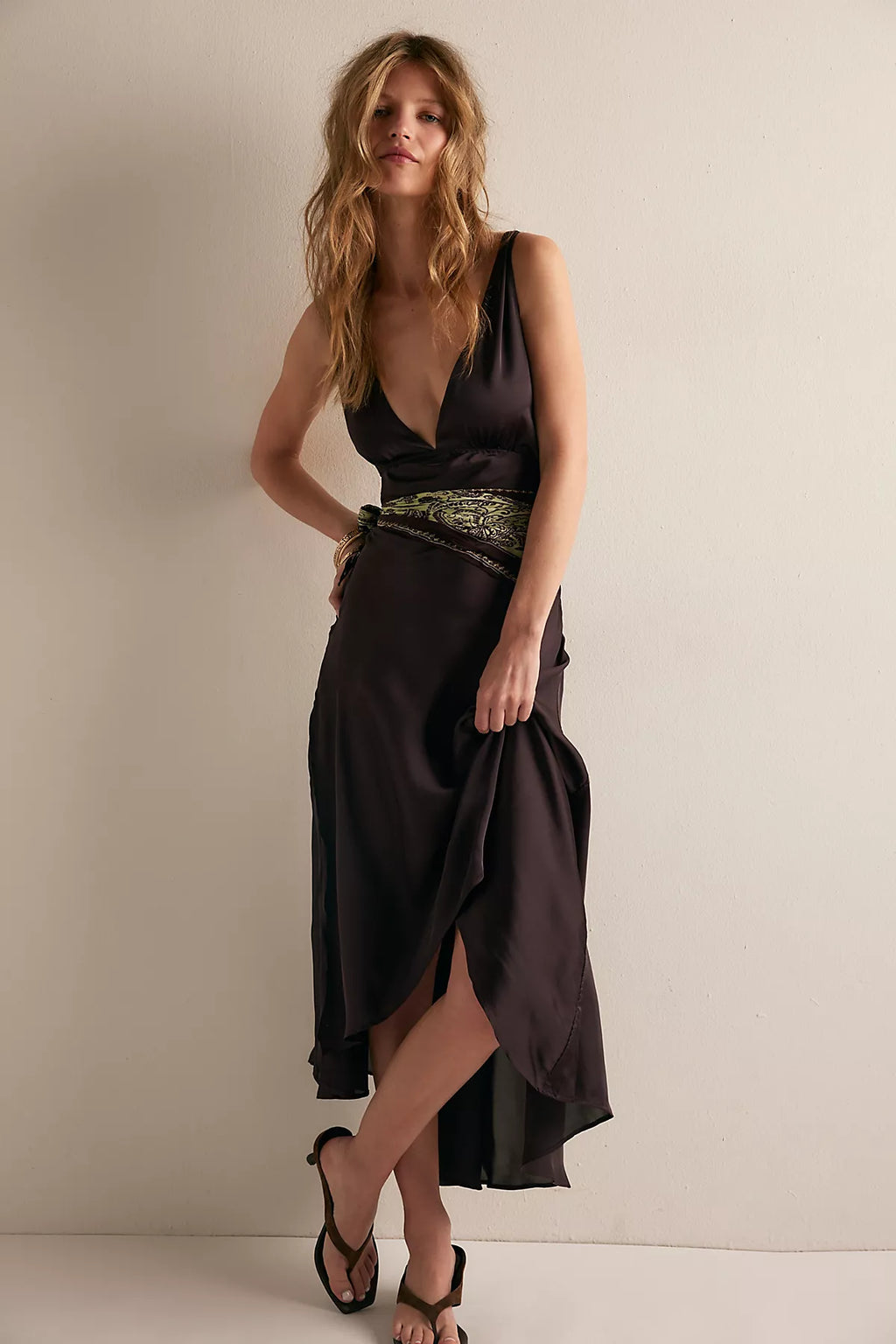 Show Business Midi Slip Dress
