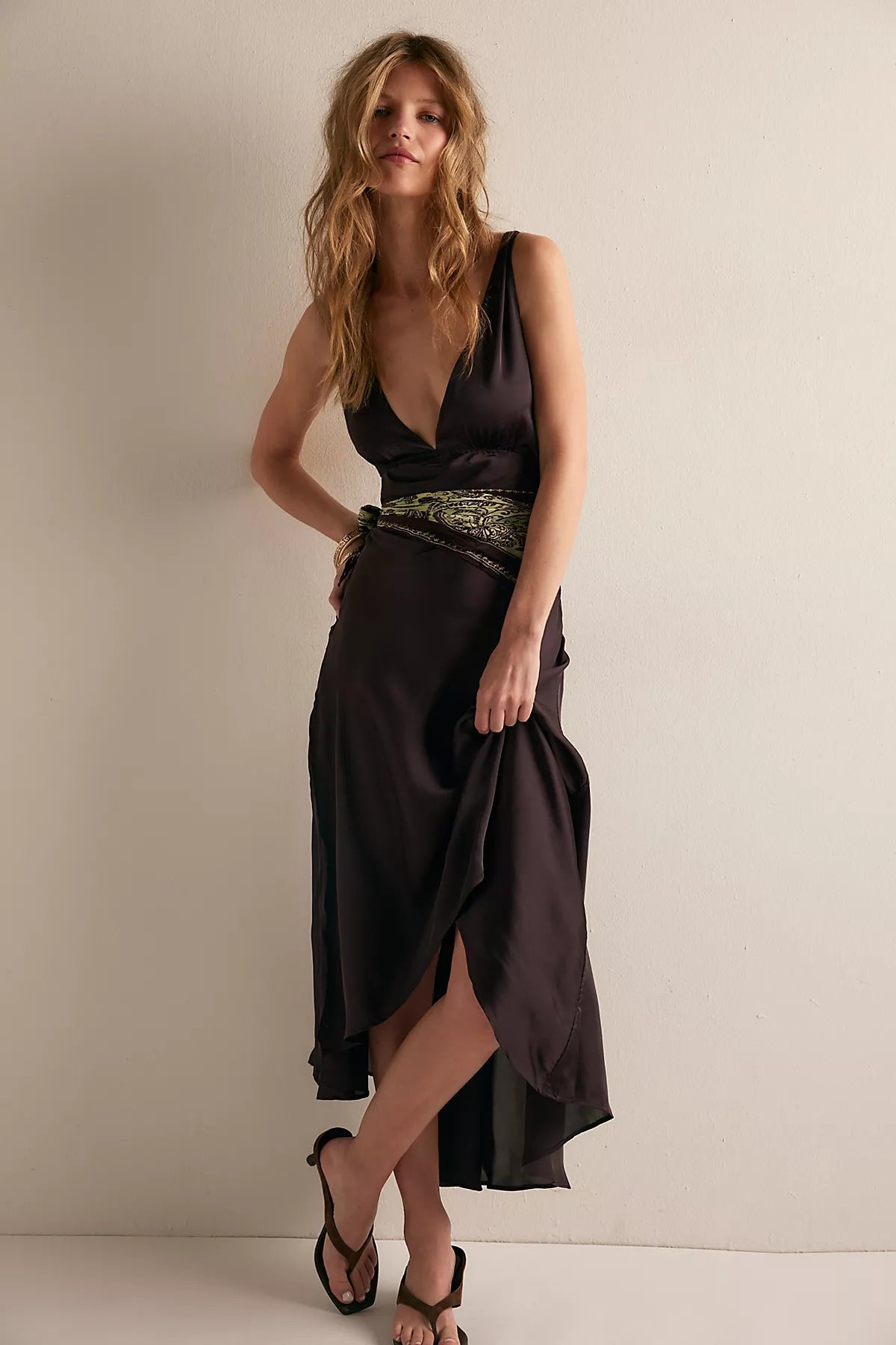 Show Business Midi Slip Dress