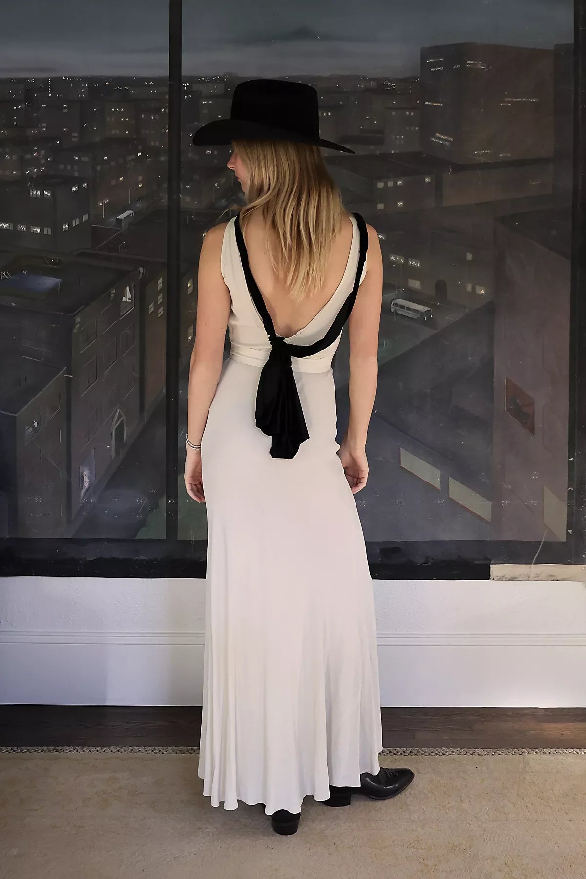 Vintage 1930s Crepe Gown by Lauren Owen of Texas