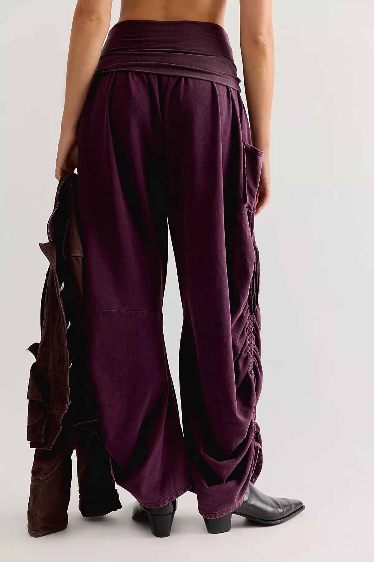 FP One Sawyer Low-Rise Pull-On Knit Pants