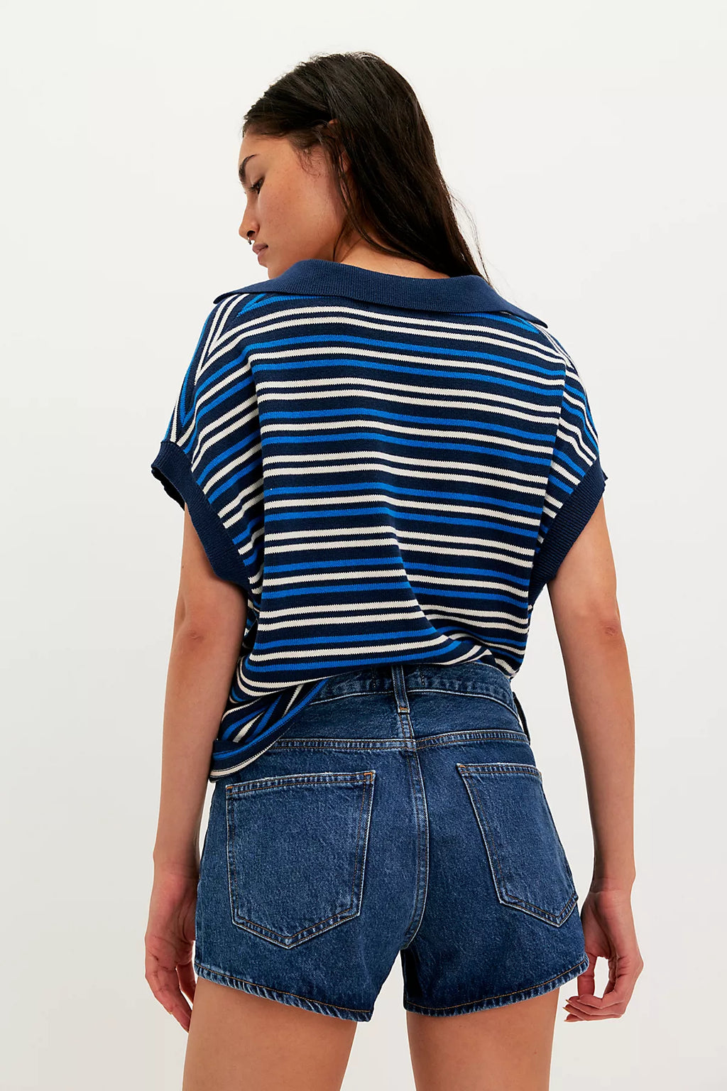 AGOLDE Parker Low-Rise Denim Shorts