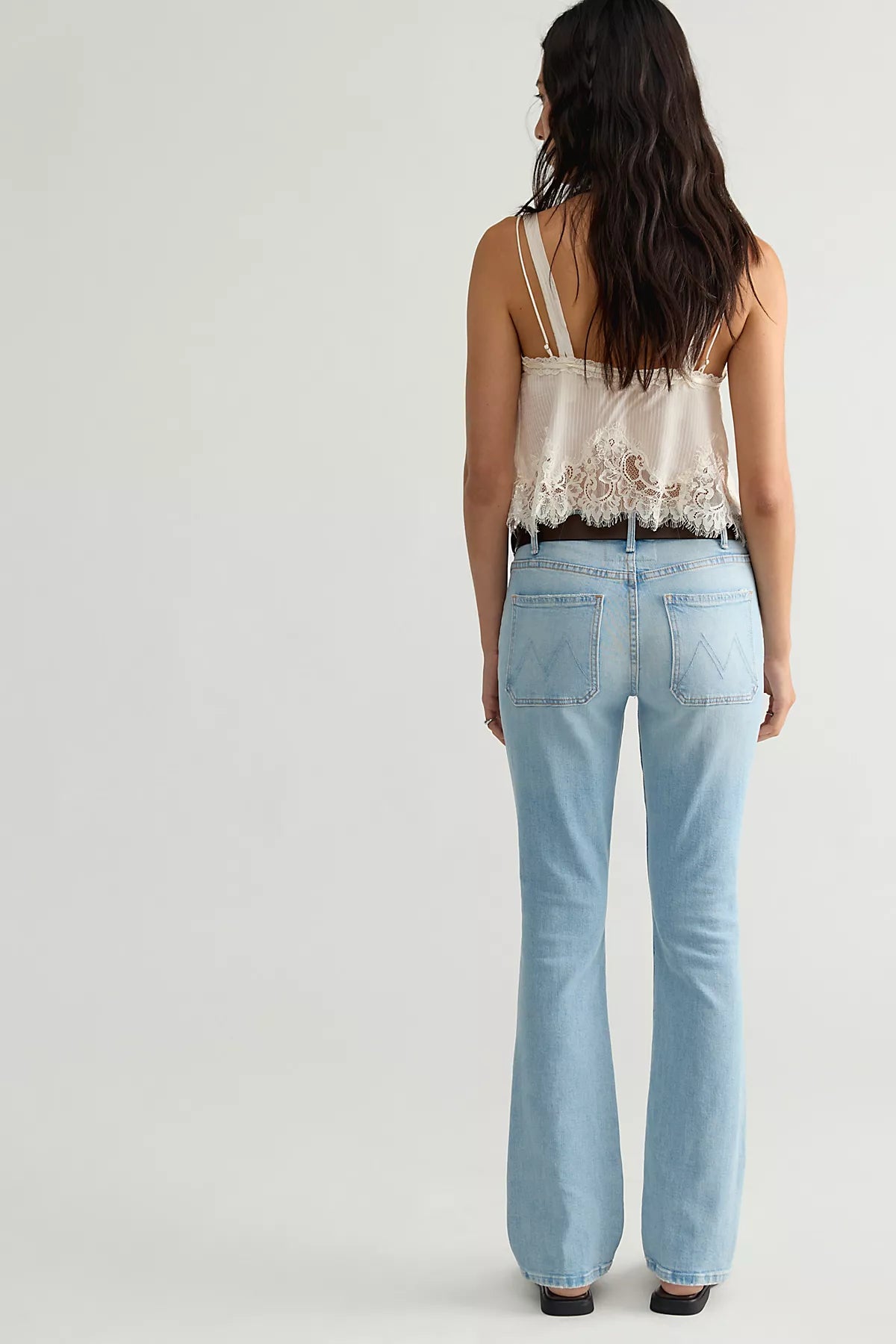 MOTHER The Patch Pocket Insider Bootcut Jeans