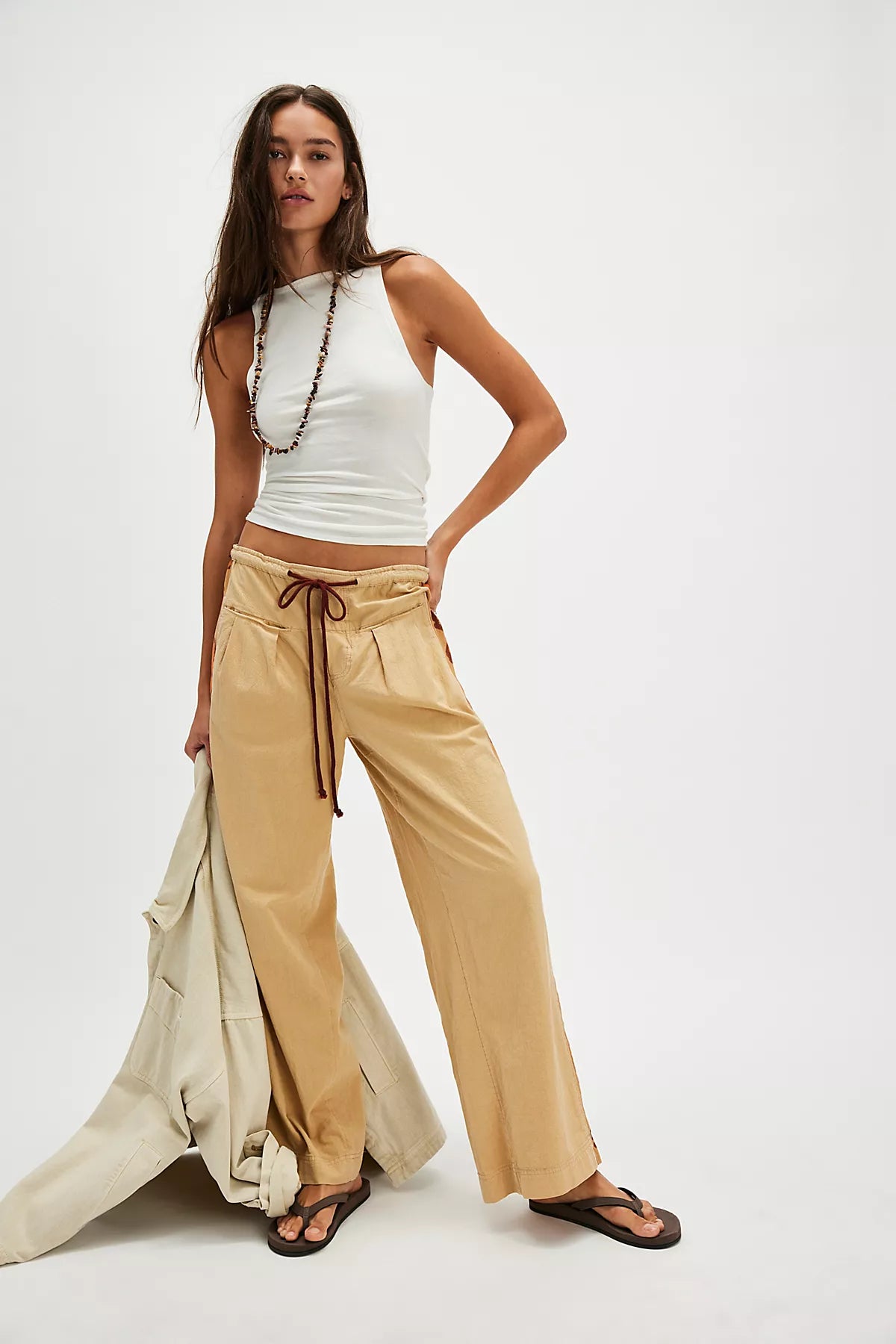 Hudson Canyon Side Printed Pull-On Pants