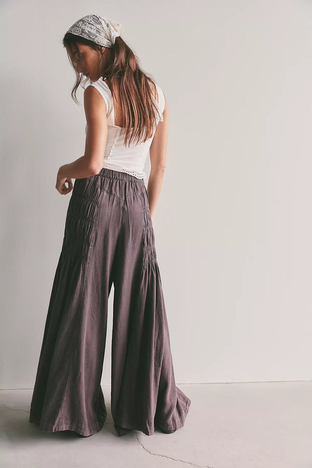Swept Off Solid Pants