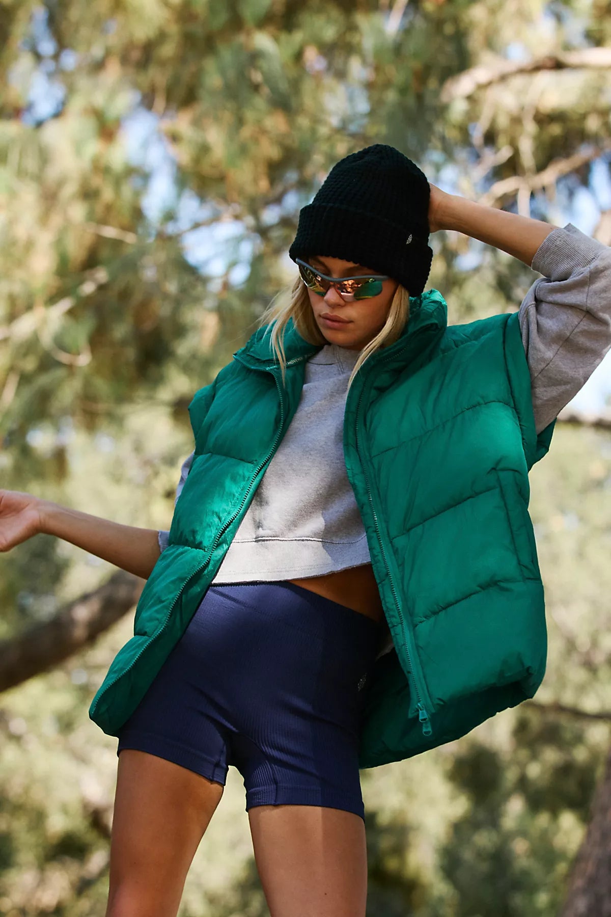 In A Bubble Puffer Vest