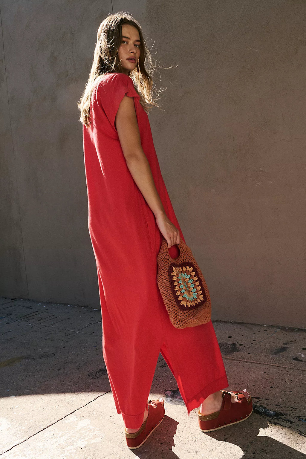 All Day Long Midi T-Shirt Dress