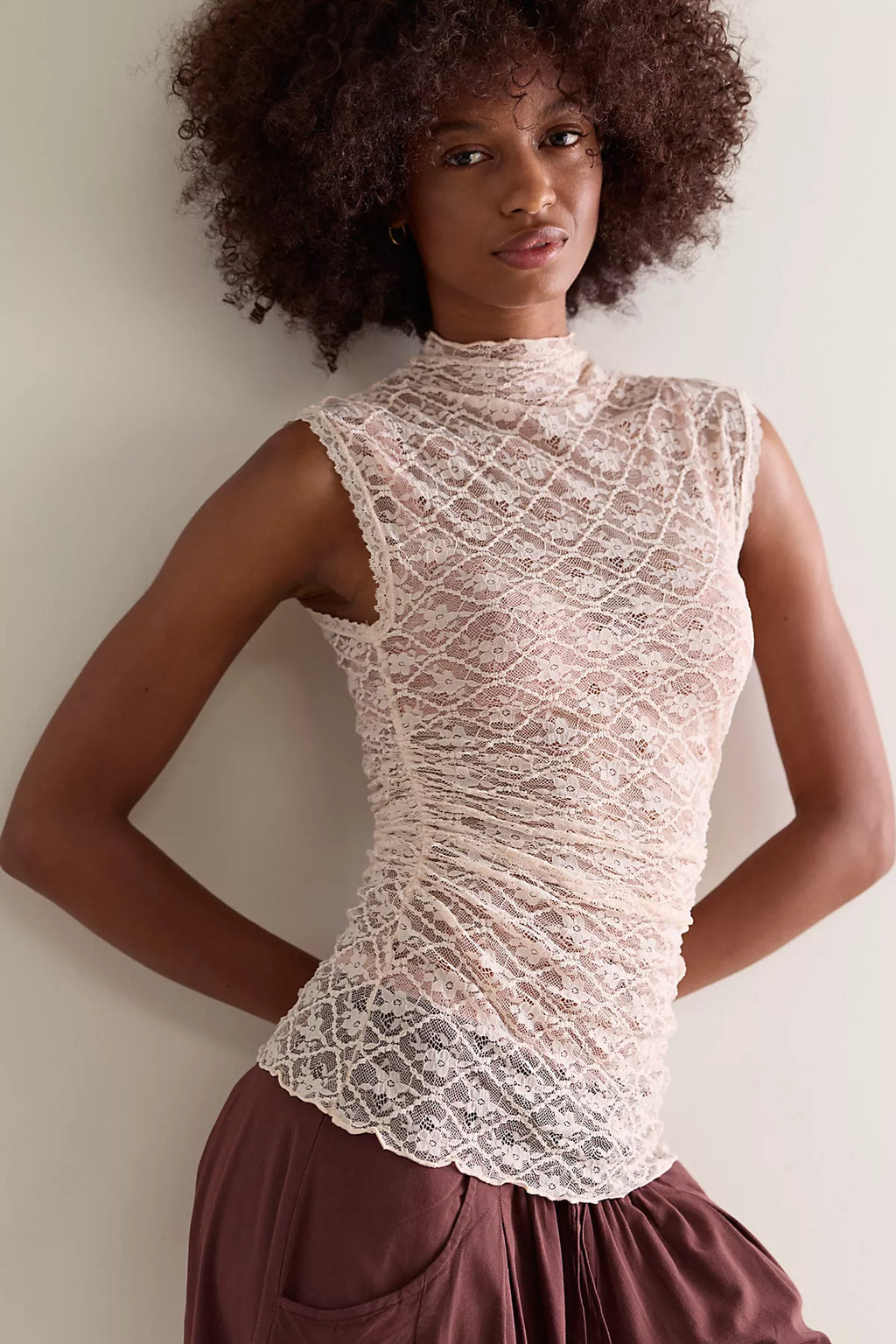 Pretty Problem Mock Neck Tank