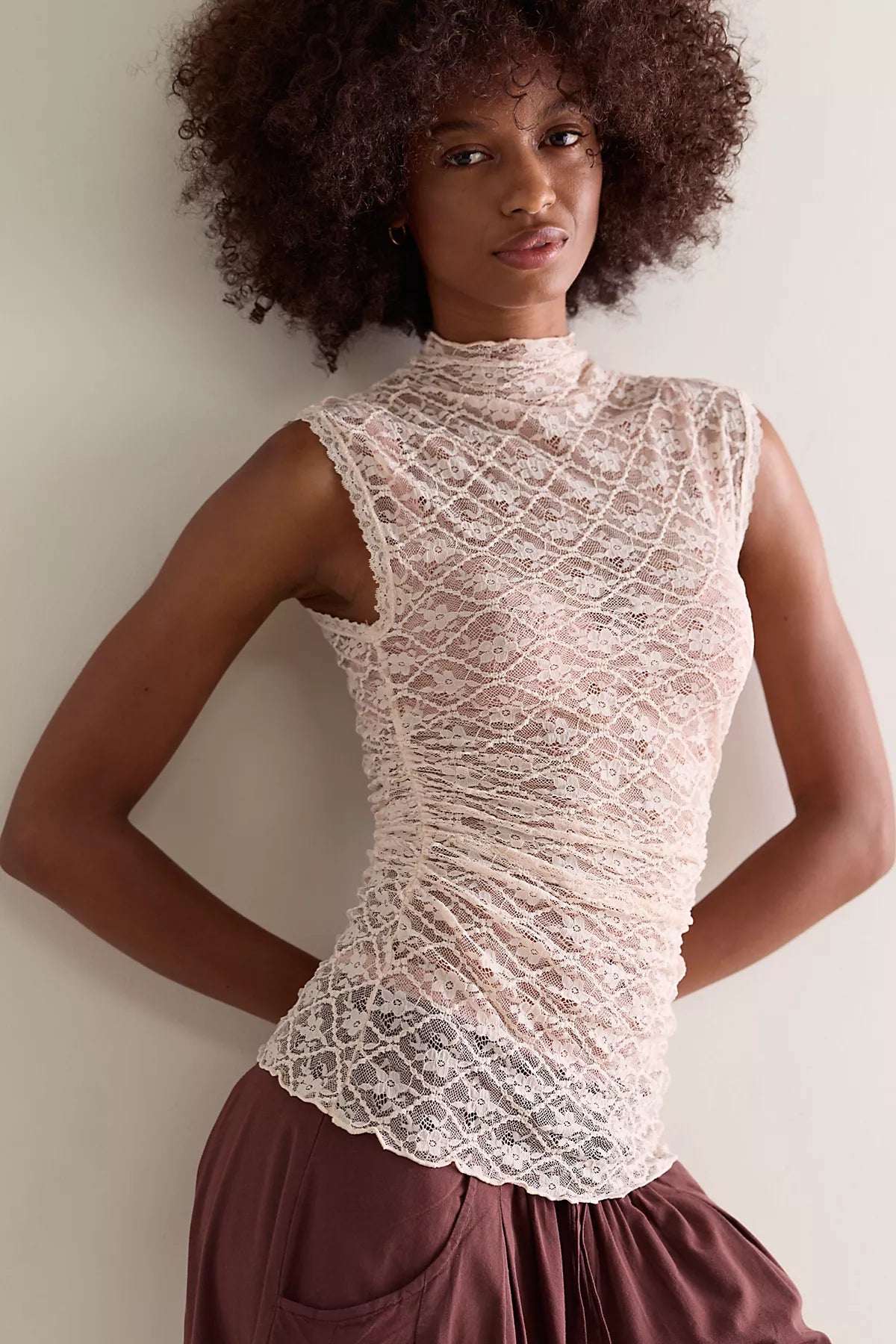 Pretty Problem Mock Neck Tank