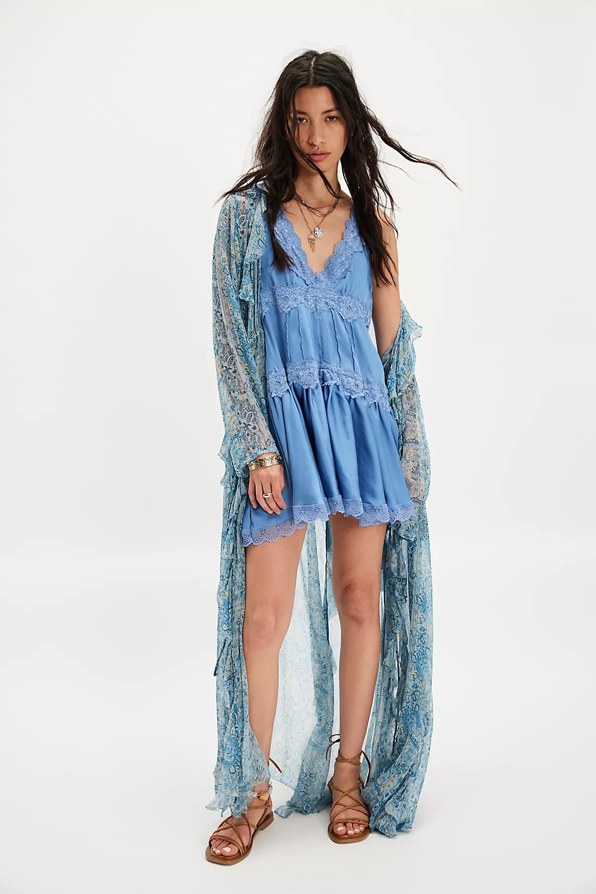 In This Groove Mini Slip Dress