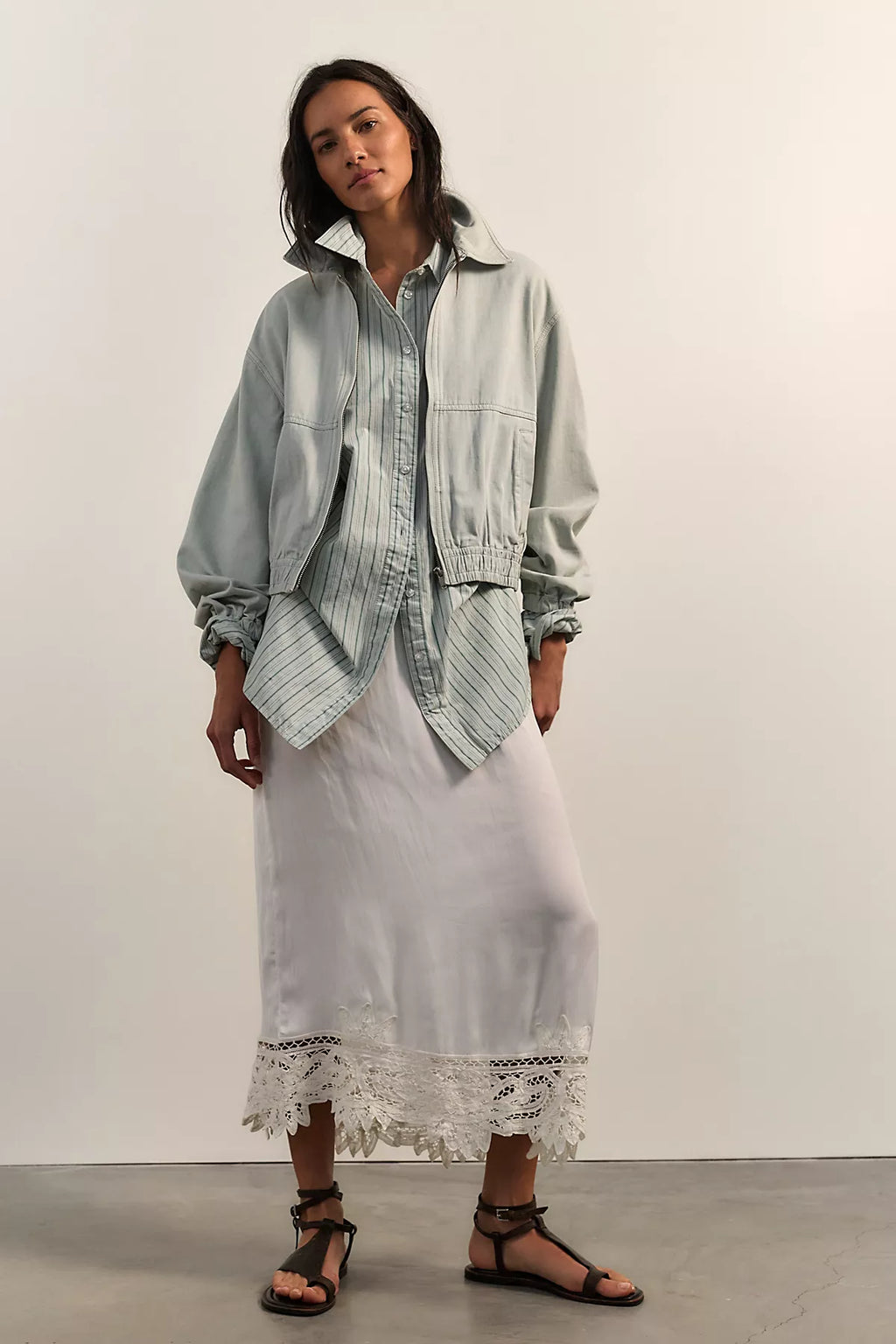 Sabine Striped Articulated Shirt