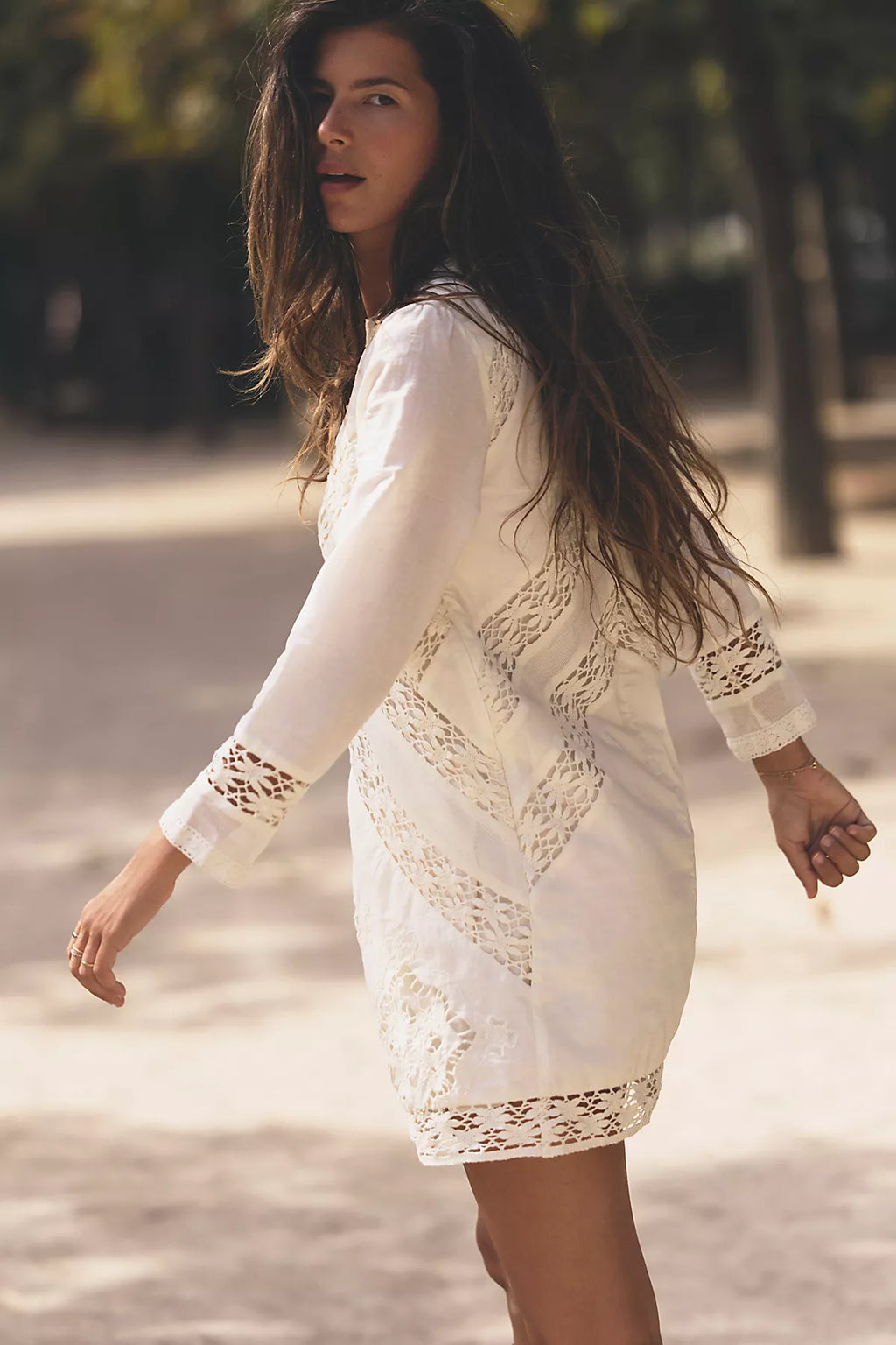 Sentimental Melody Lace Mini Dress