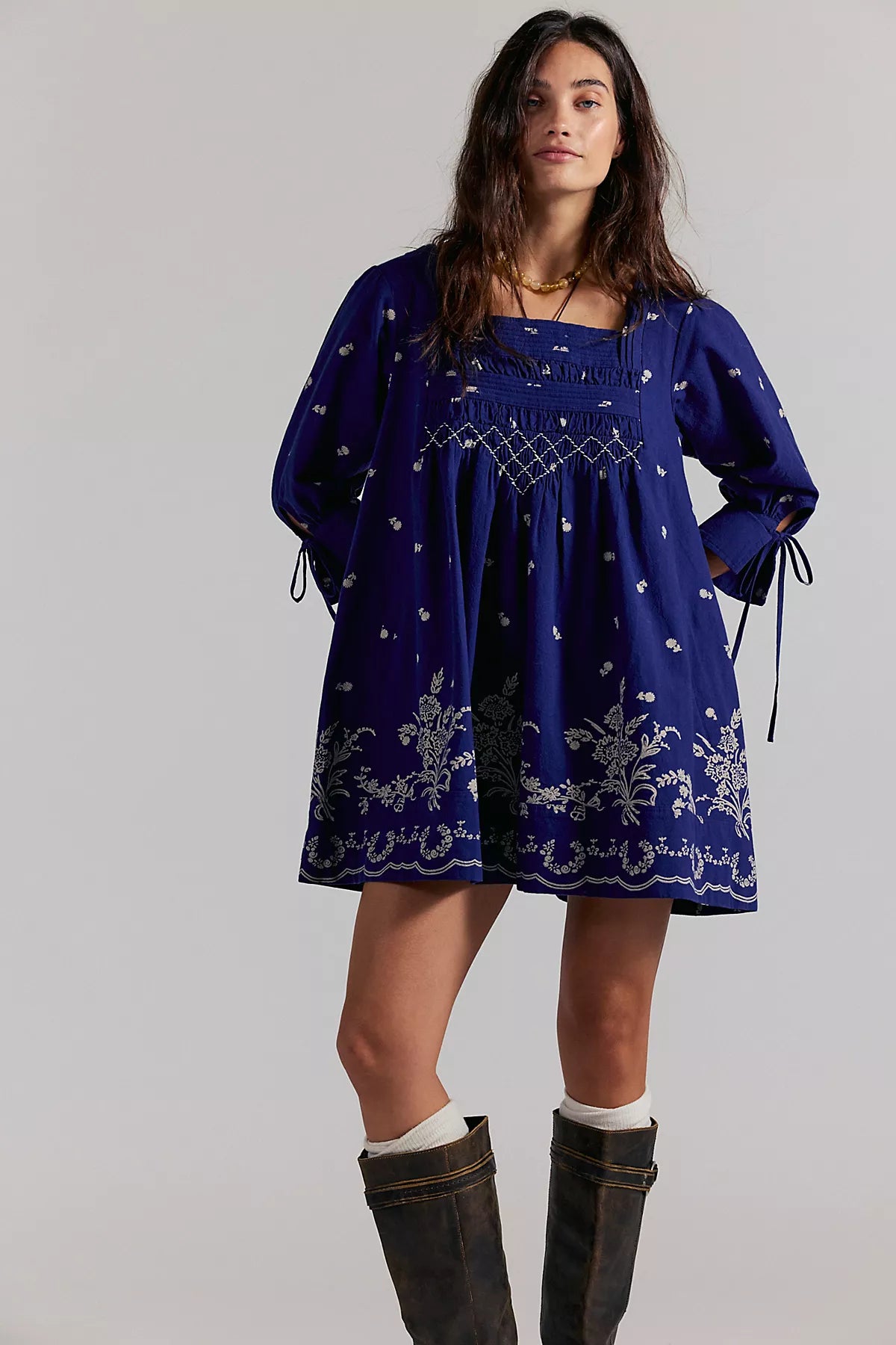Sonora Printed Mini Dress