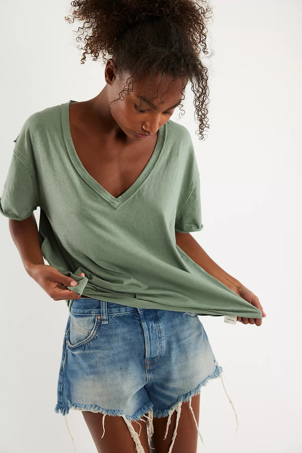 We The Free Nina V-Neck Tee